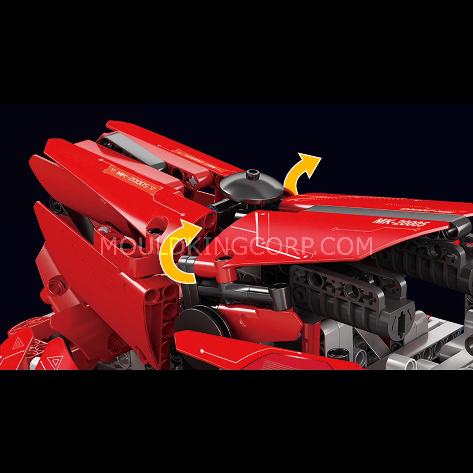 MOULD KING 20005 Remote Controlled Hexapod Building Set | 1,608 PCS - Image 4