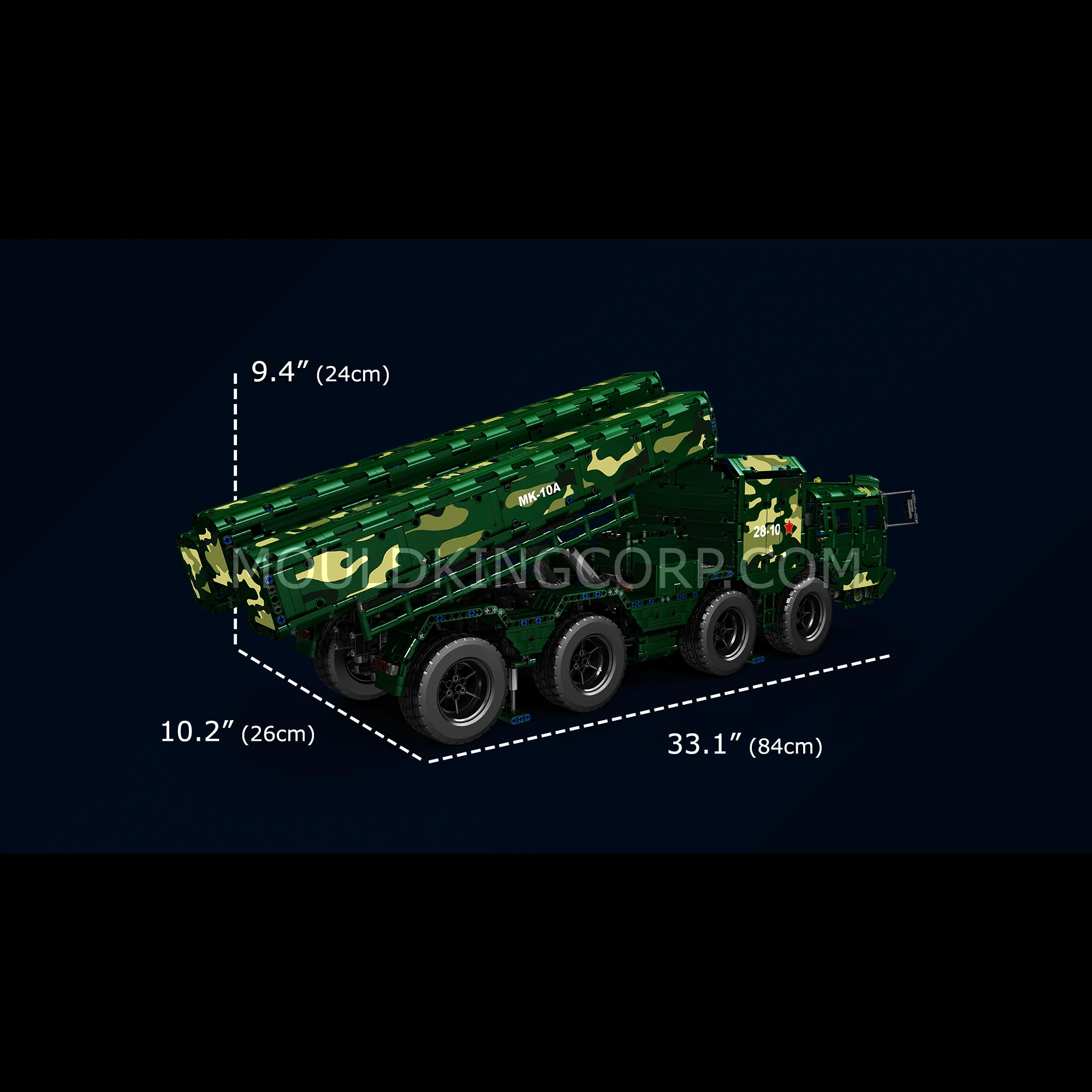 Mould King 20008 Motorized CJ-10 Cruise Missile Building Set | 5,056 PCS - Image 6