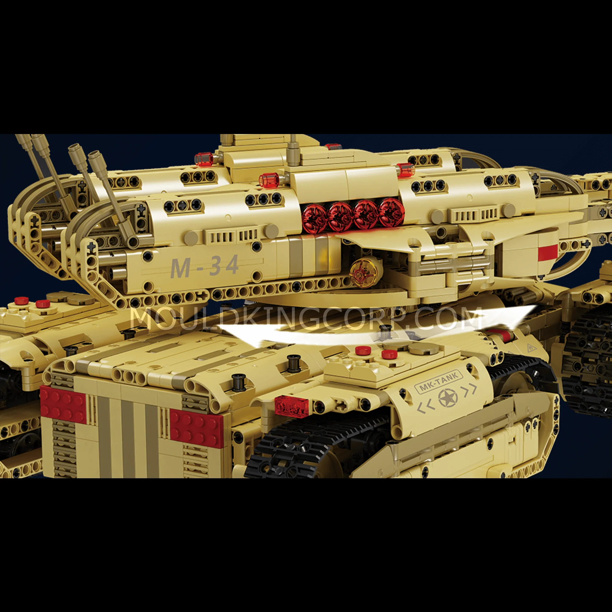 Mould King 20011 Motorized Mammoth Tank Building Set | 3,445 PCS - Image 3