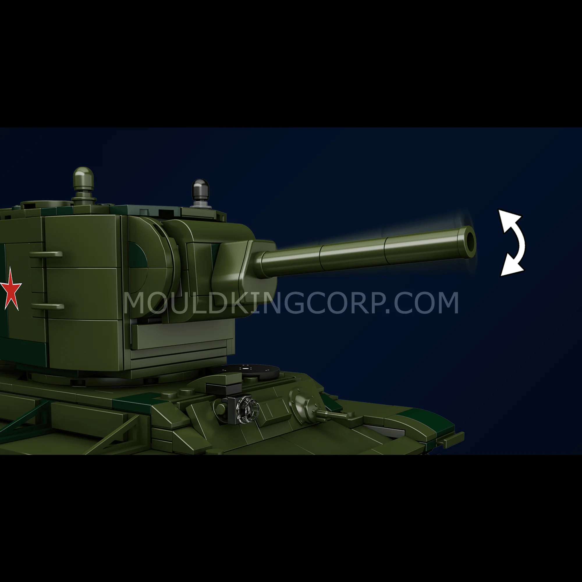 MOULD KING 20026 KV2 Heavy Tanks Building Toy Set - Image 4