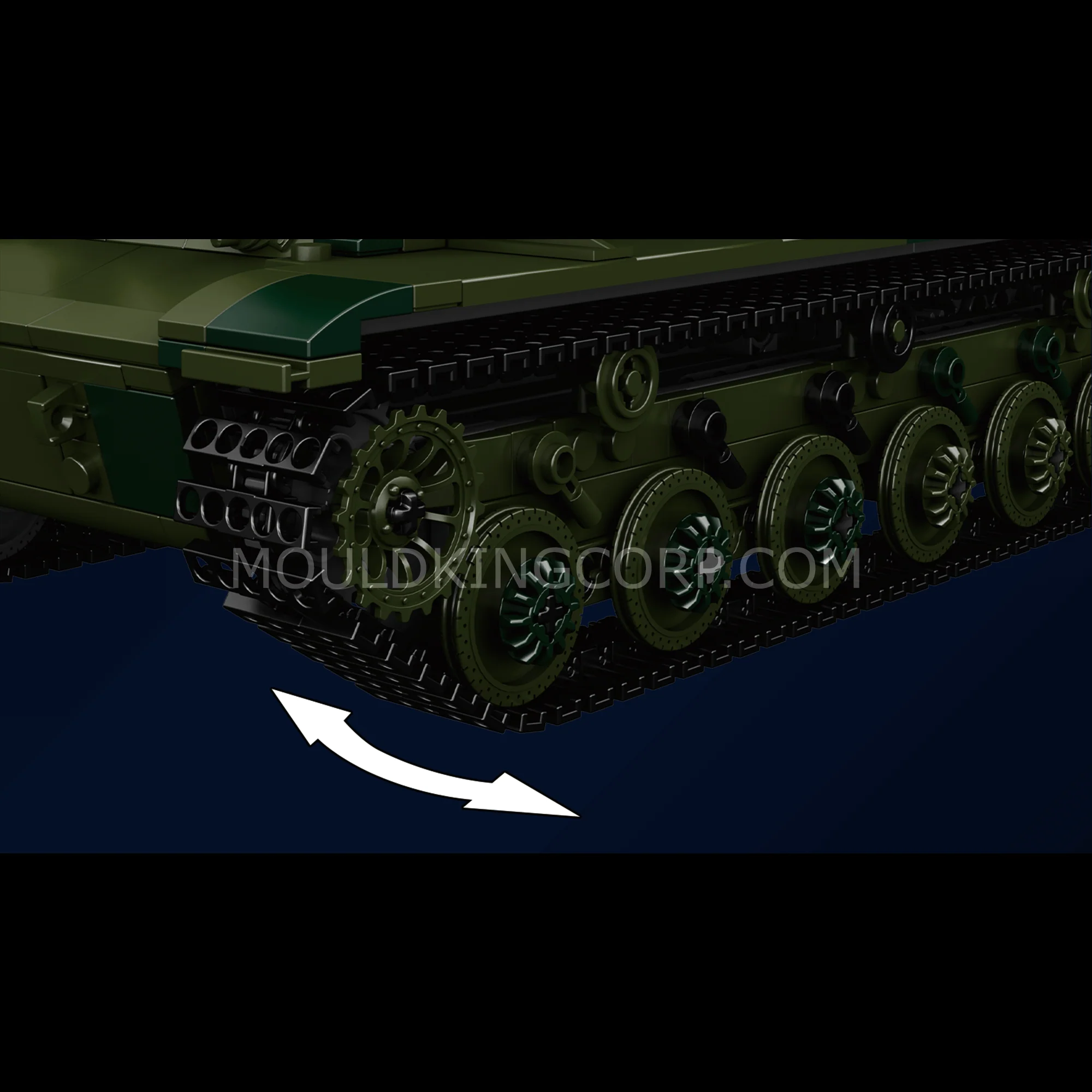 MOULD KING 20026 KV2 Heavy Tanks Building Toy Set - Image 5