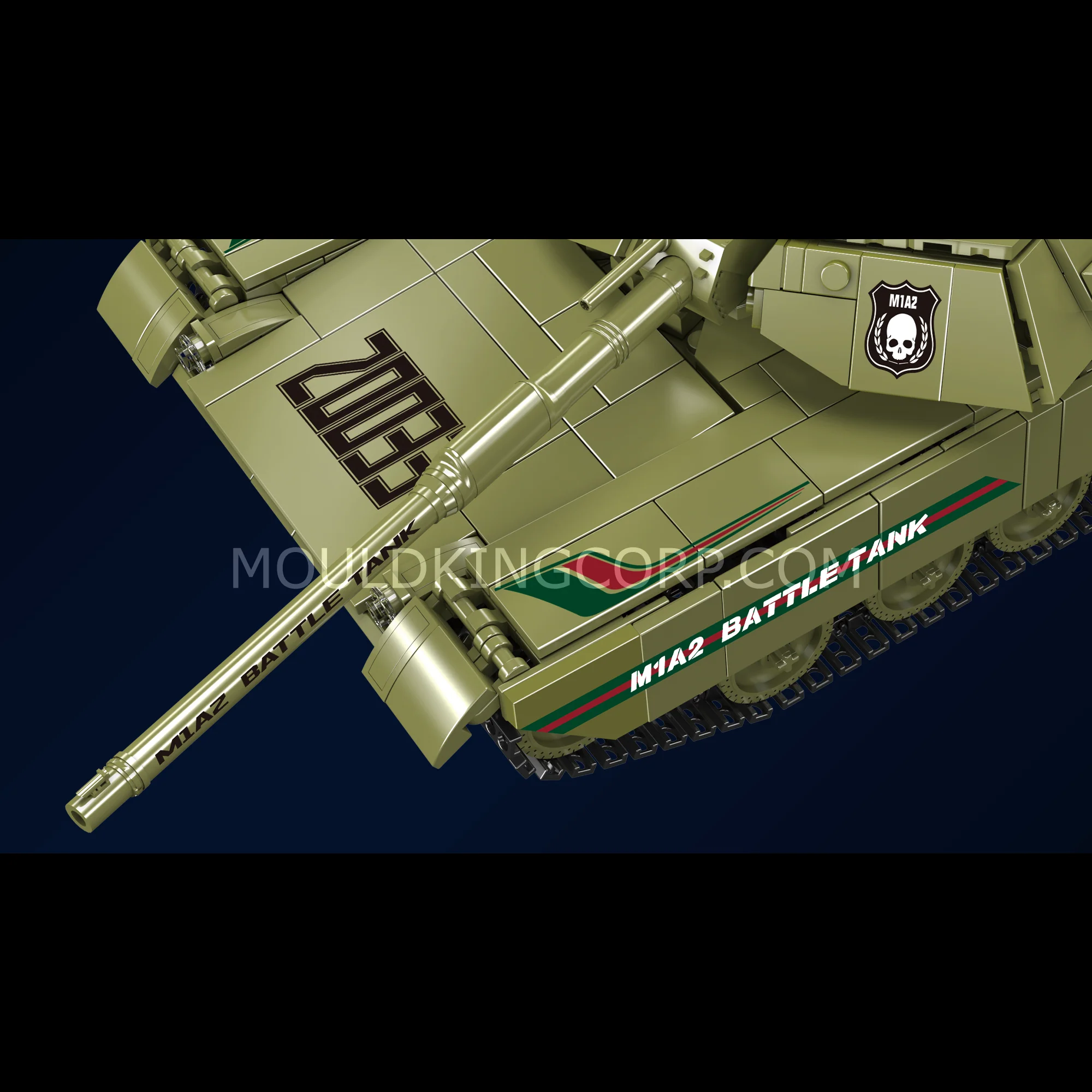 Mould King 20033 MIA2 Main Battle Tank Building Set | 1,168 Pcs - Image 2