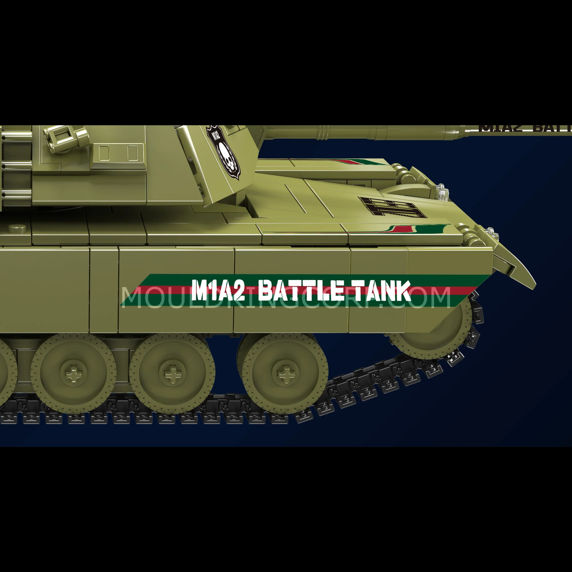Mould King 20033 MIA2 Main Battle Tank Building Set | 1,168 Pcs - Image 5