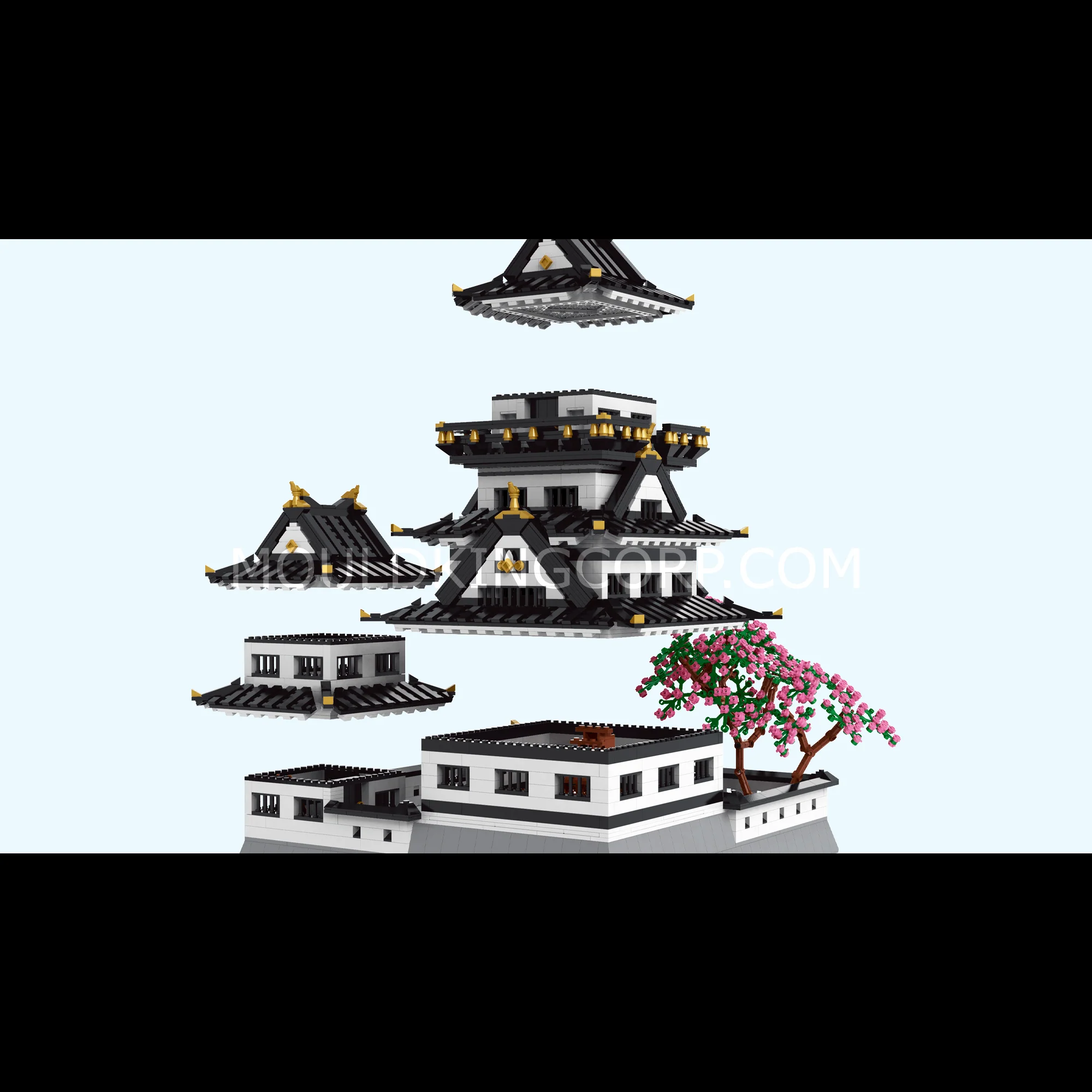 Mould King 22006 Himeji-jo Castle Building Model Set | 3,086 Pcs - Image 5