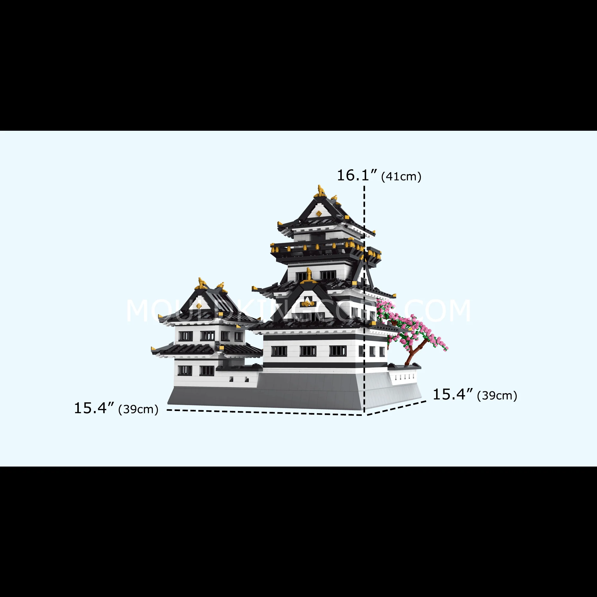 Mould King 22006 Himeji-jo Castle Building Model Set | 3,086 Pcs - Image 6