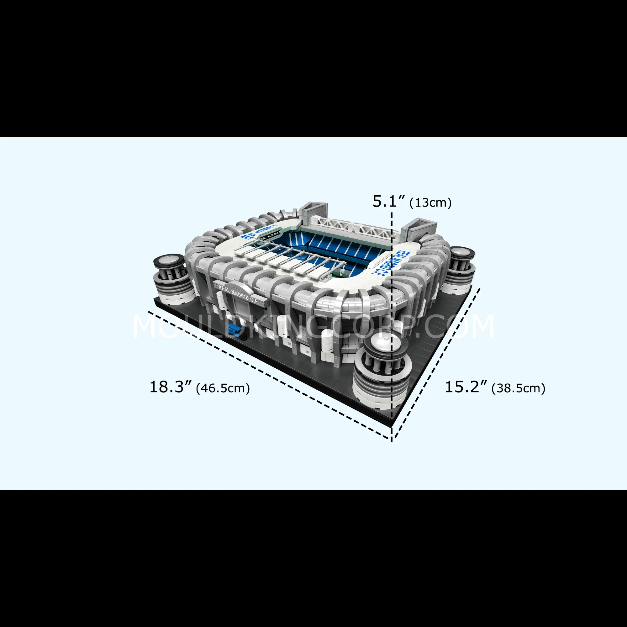 Mould King 22026 Bernabéu Stadium Model Building Set | 4,266 Pcs - Image 6