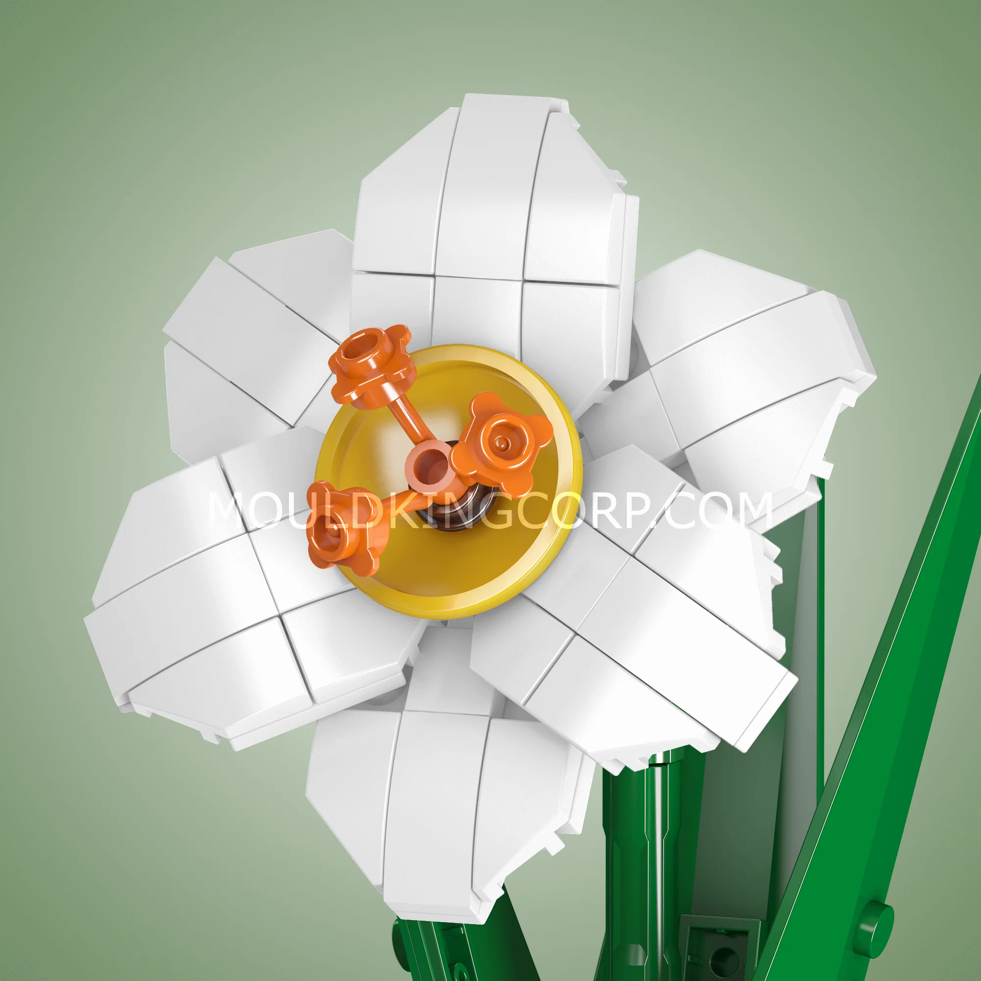 Mould King 24008 Narcissus Flower Artificial Building Kit | 122 PCS - Image 3