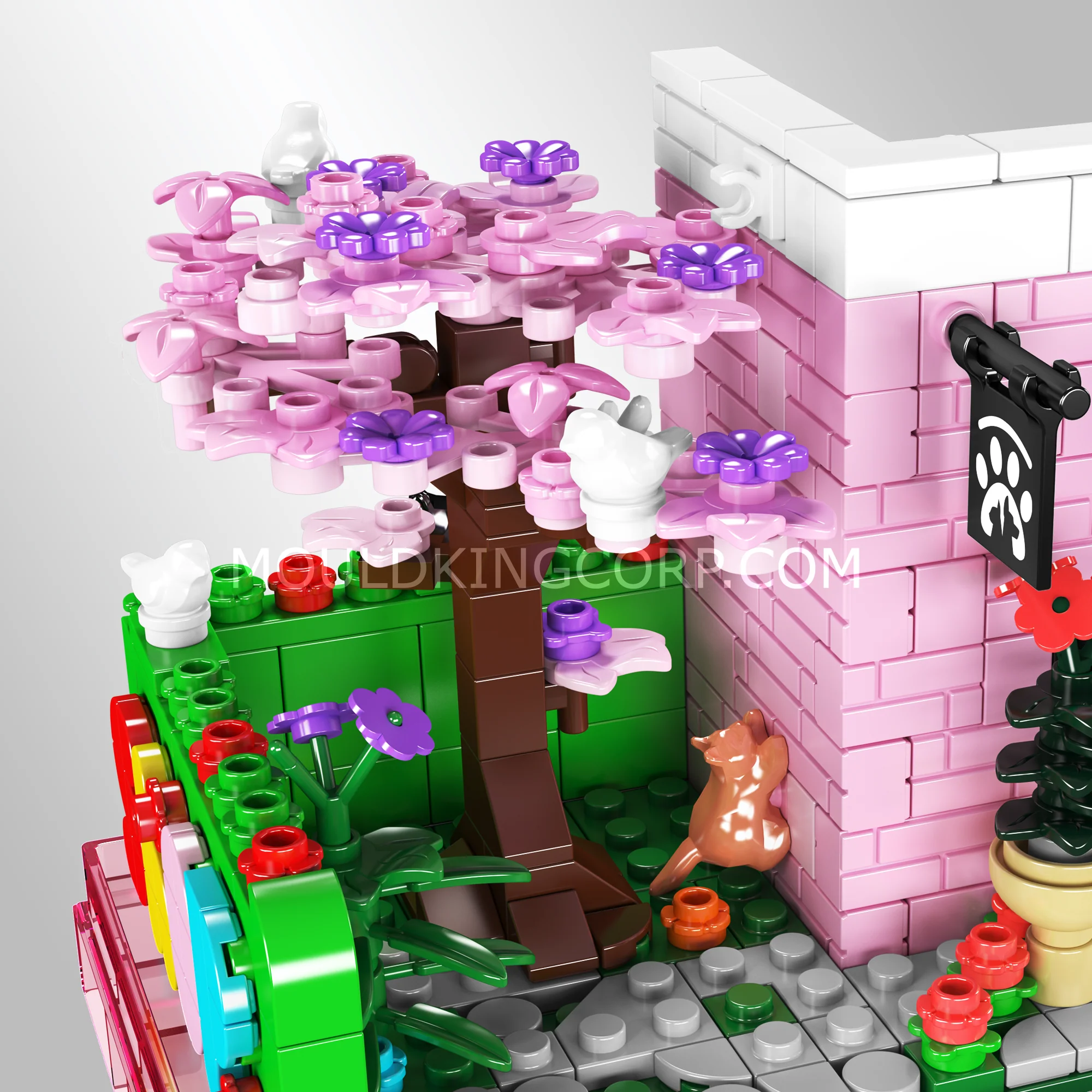 Mould King 24038 Hair Salon Day Building Set | 388 Pcs - Image 4