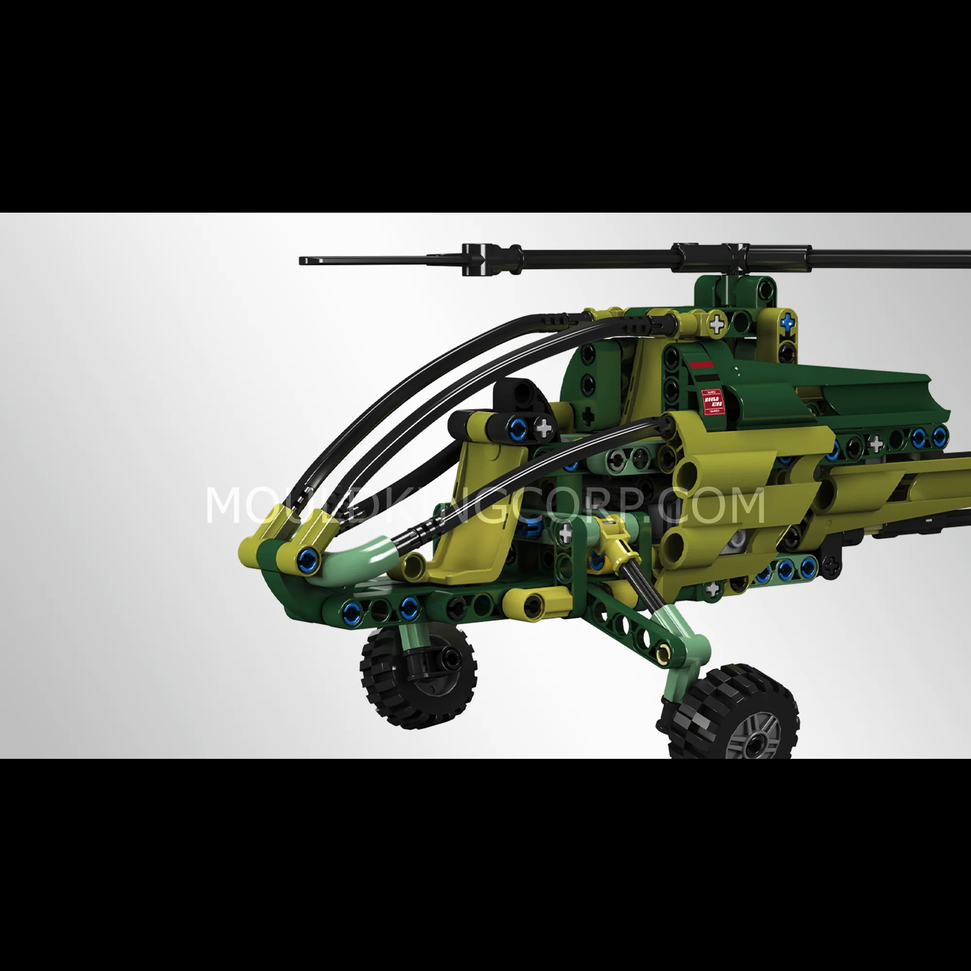 Mould King 24052 Exploration Helicopter Model Building Set | 284 Pcs - Image 3