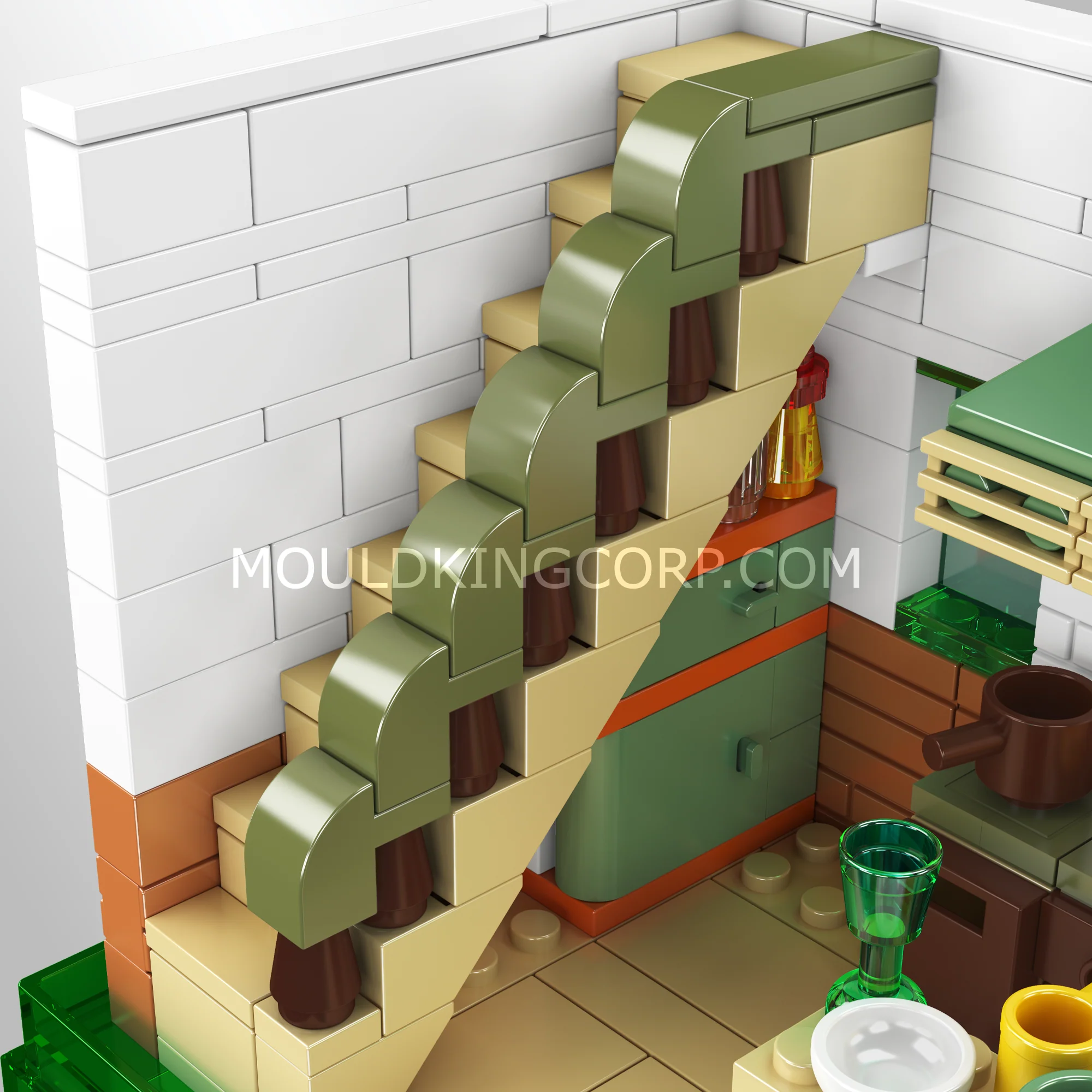Mould King 24053 HOME Kitchen Building Set | 324 Pcs - Image 3