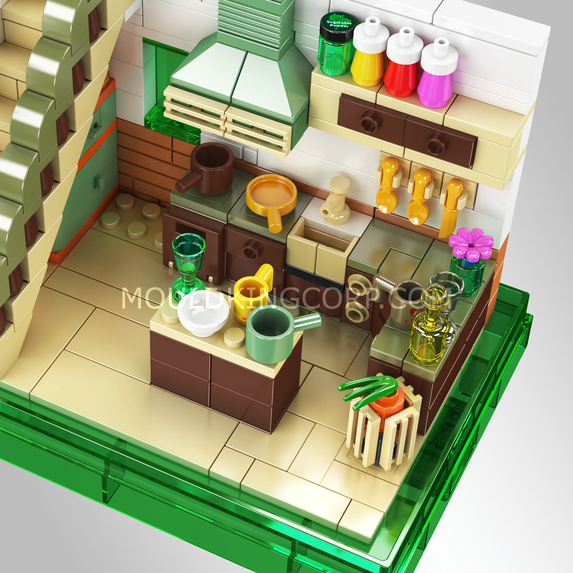 Mould King 24053 HOME Kitchen Building Set | 324 Pcs - Image 4