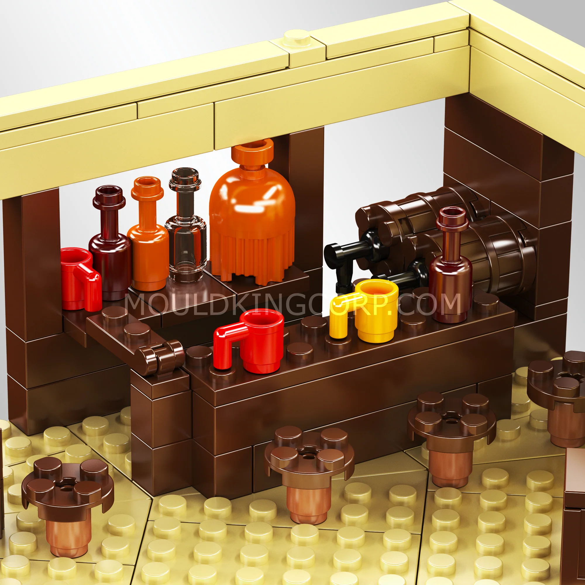 Mould King 24072 Wild West Saloon Building Set | 800 Pcs - Image 3