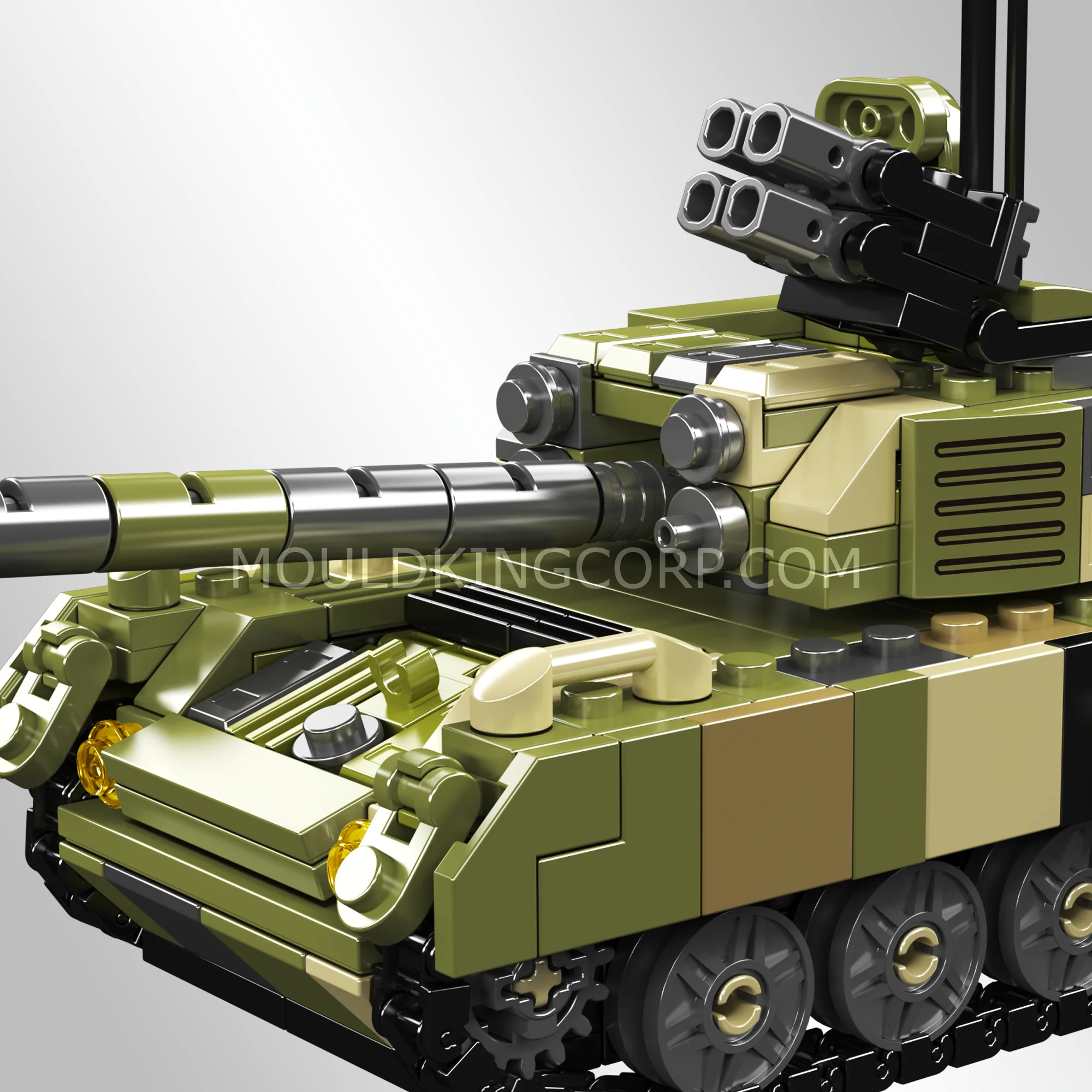 Mould King 24073 Tank Rest Camp Building Set | 513 Pcs - Image 4