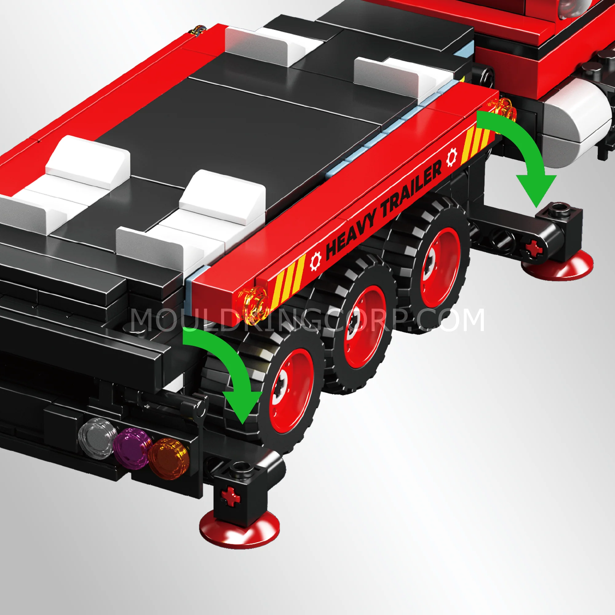 Mould King 24079 Forklift Transport Truck Building Set | 906 Pcs - Image 3