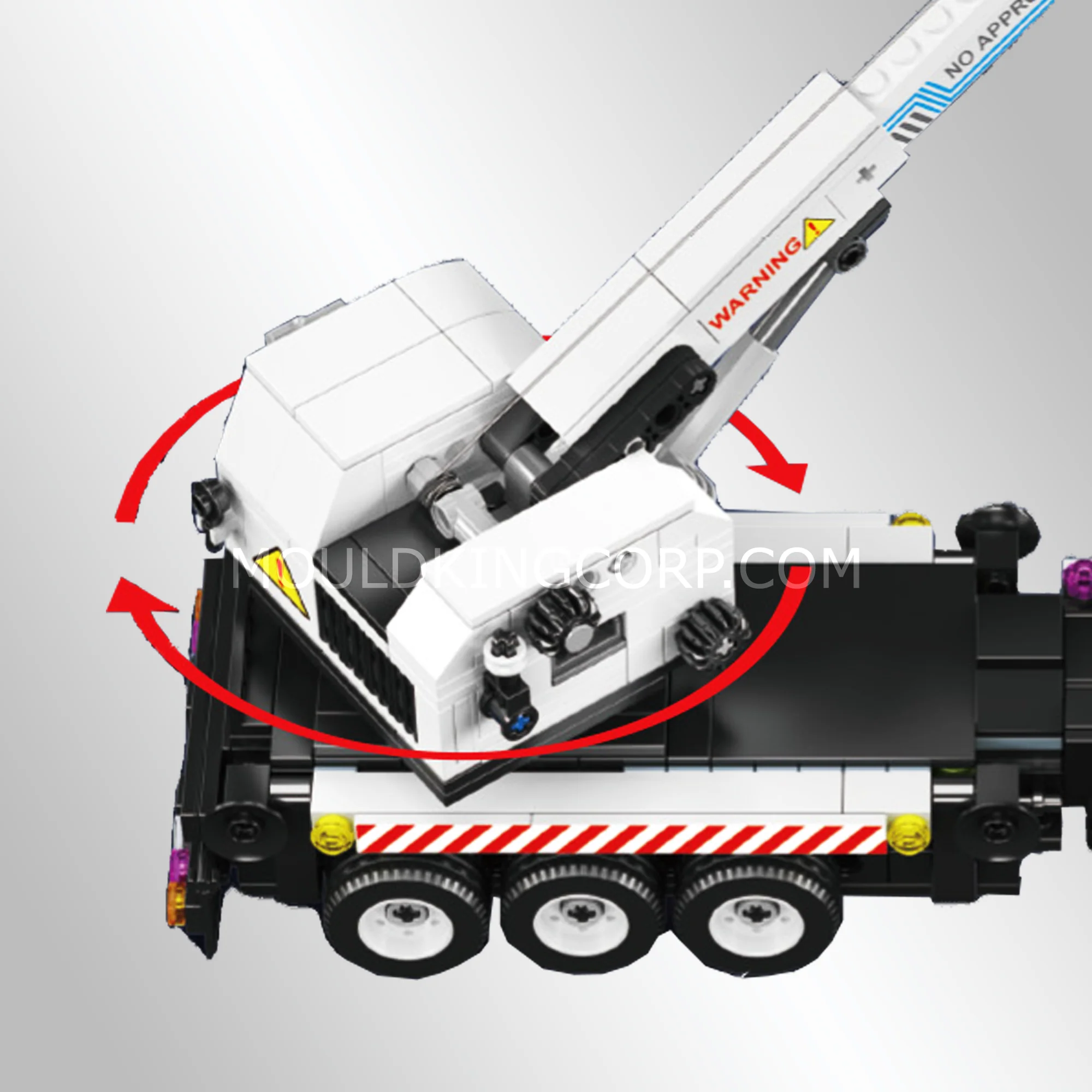 Mould King 24092 Service Crane Truck Building Set | 670 Pcs - Image 3