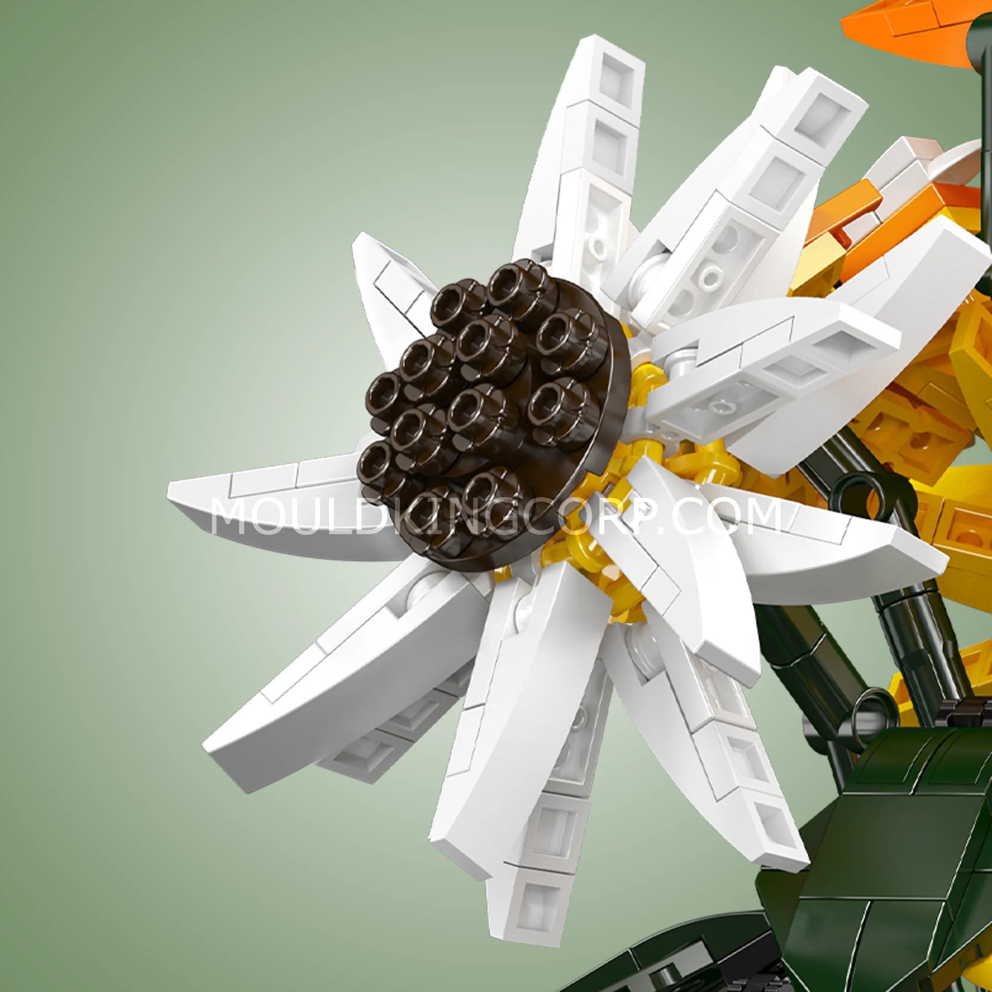 Mould King 24111 Sunflower Potted Building Set | 854 Pcs - Image 2