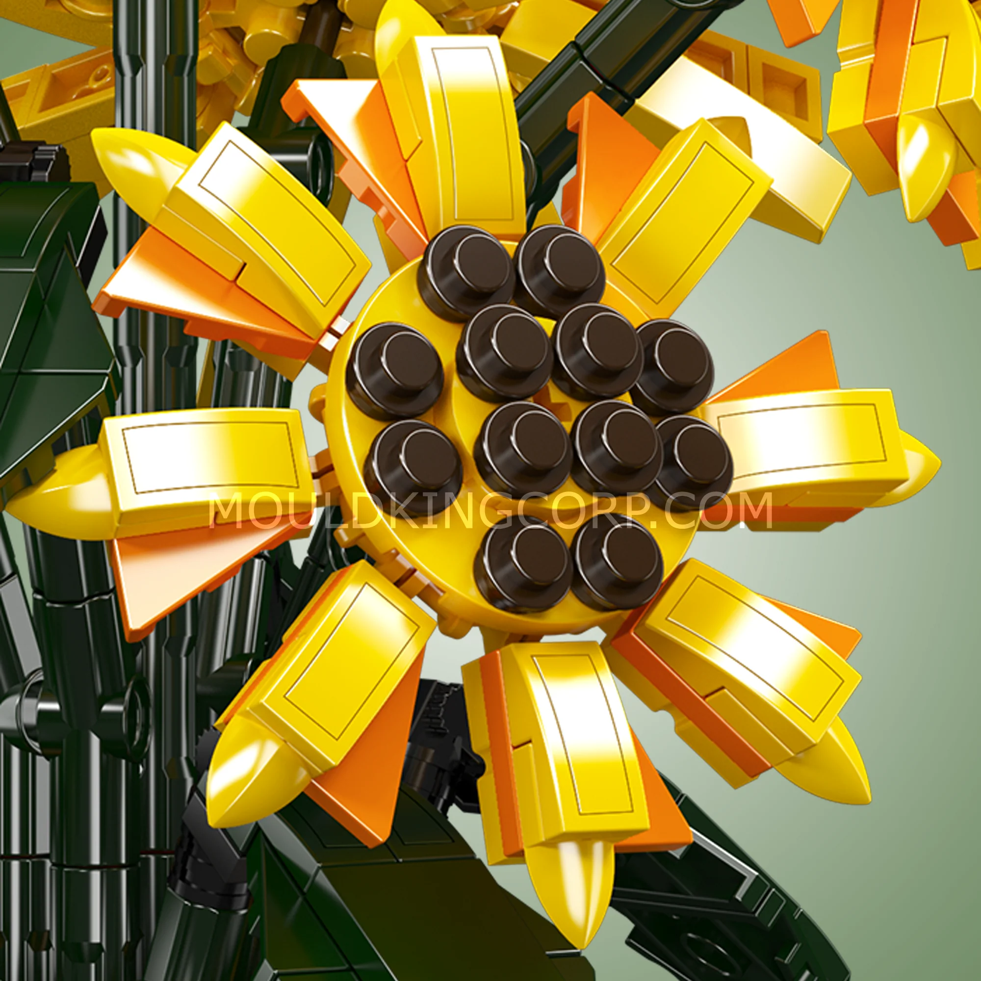 Mould King 24111 Sunflower Potted Building Set | 854 Pcs - Image 3