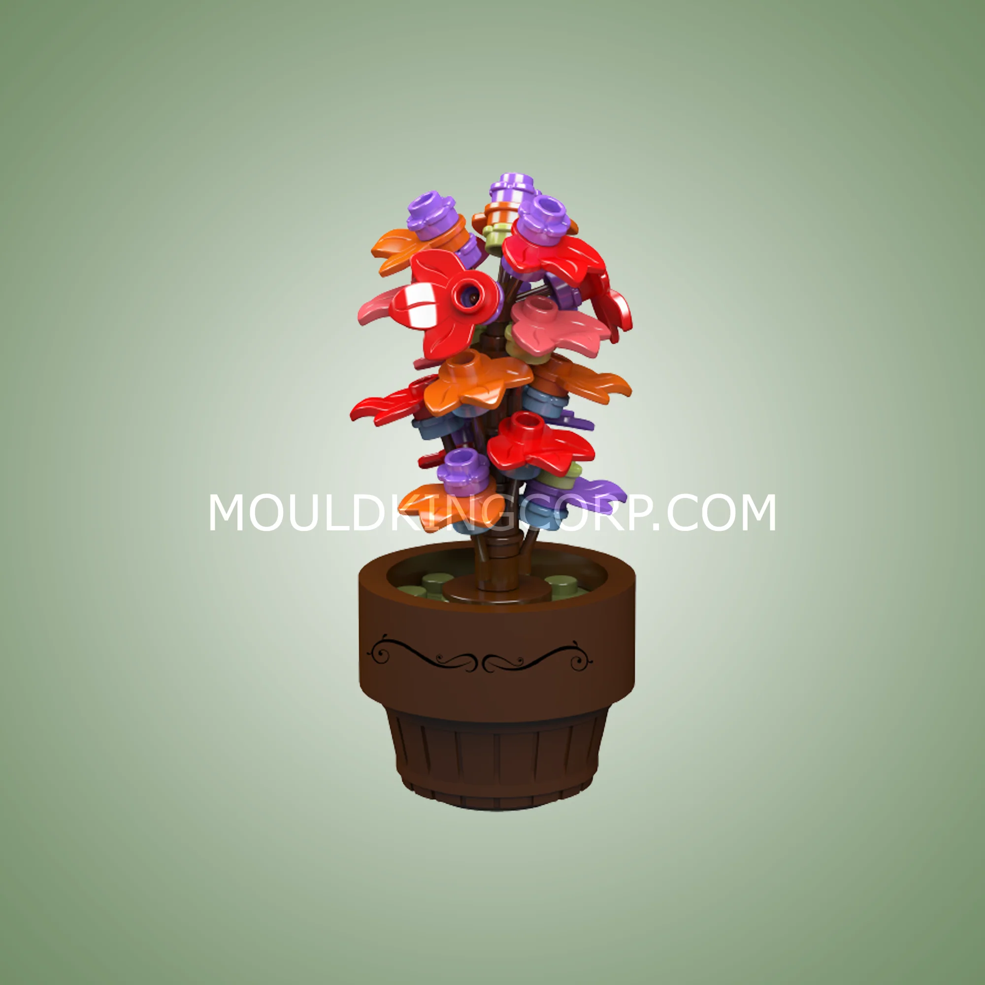 Mould King 24117 Mini Potted Plants Building Set | 240 Pcs - Image 4