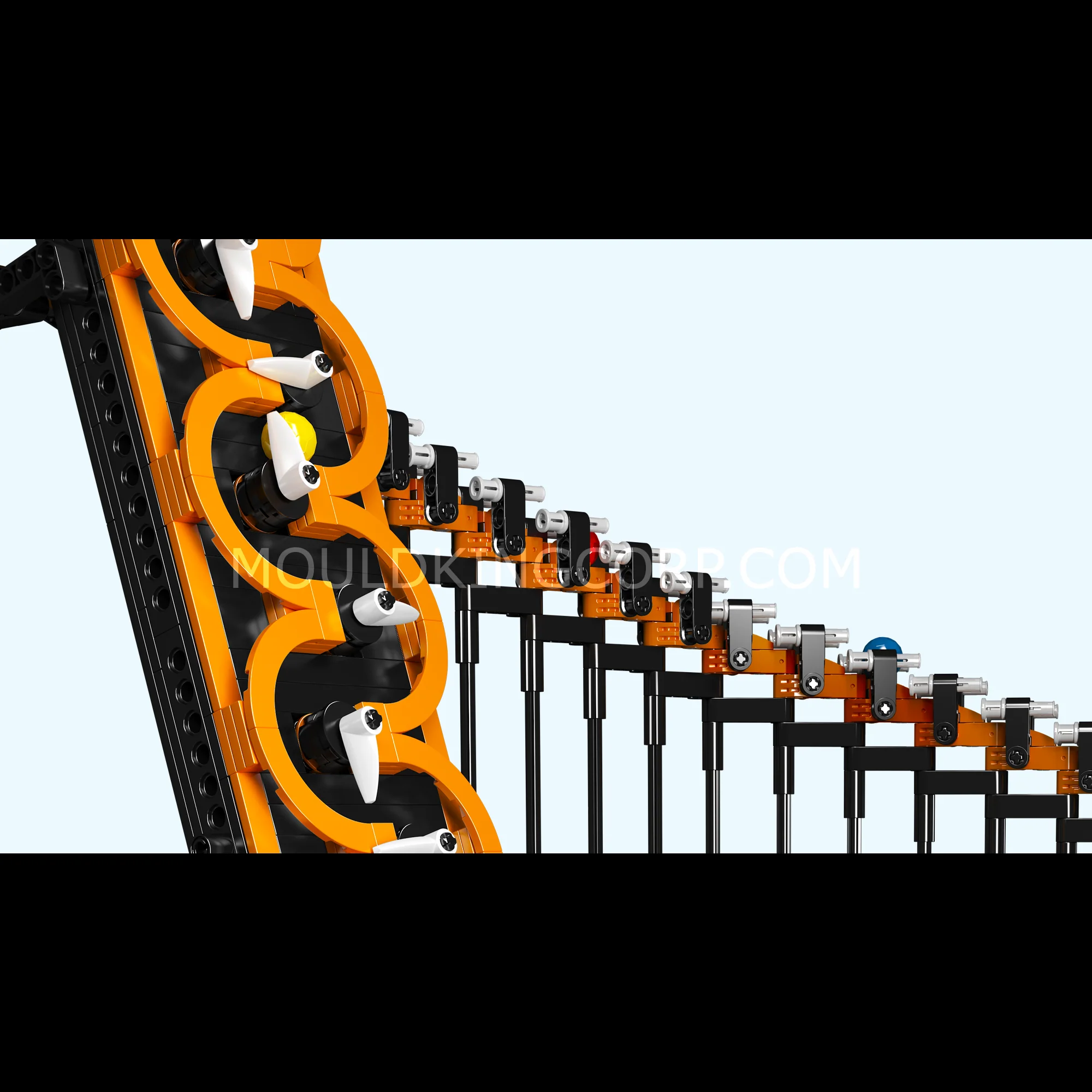 Mould King 26008 GBC Harp Track Building Set | 1,547 Pcs - Image 3