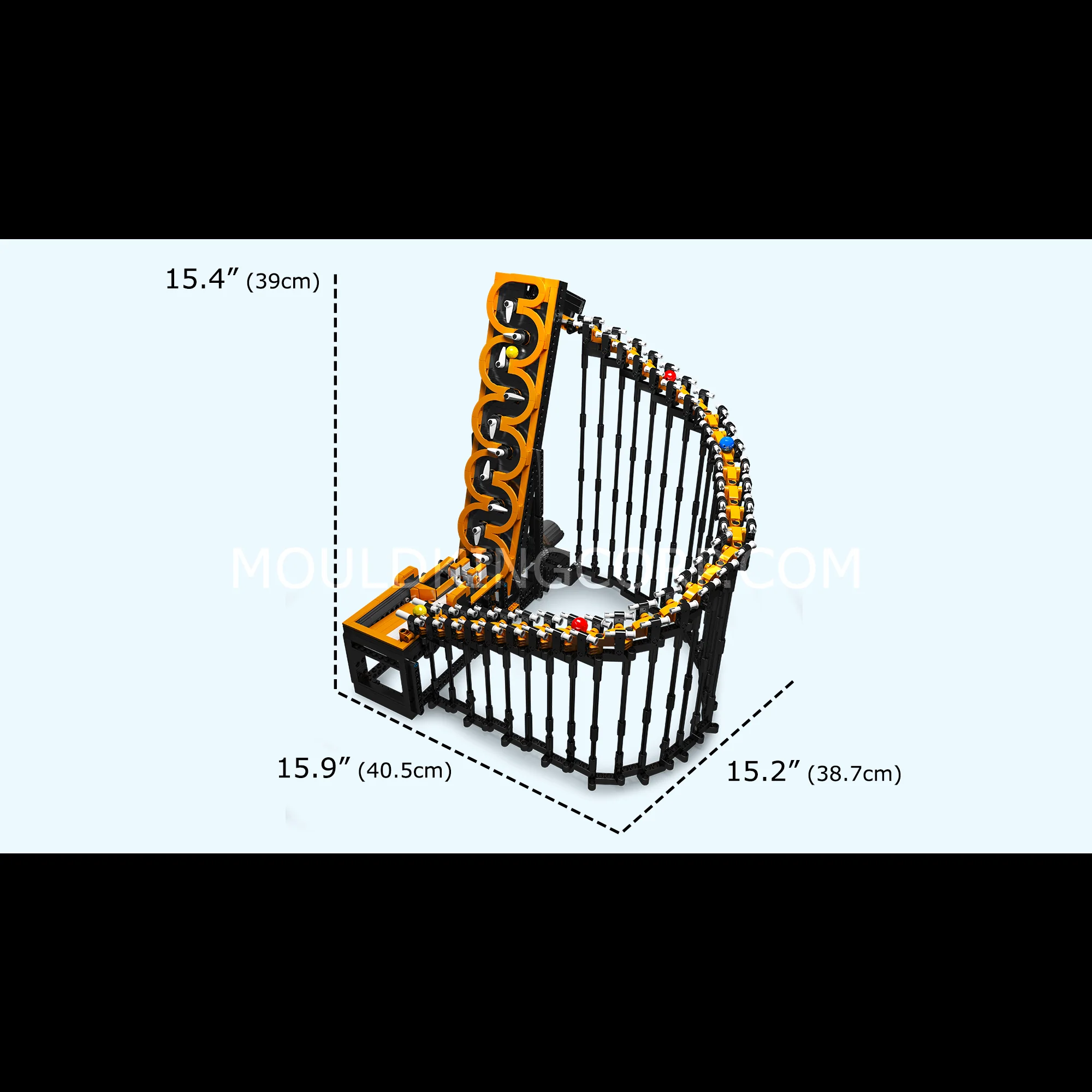 Mould King 26008 GBC Harp Track Building Set | 1,547 Pcs - Image 6