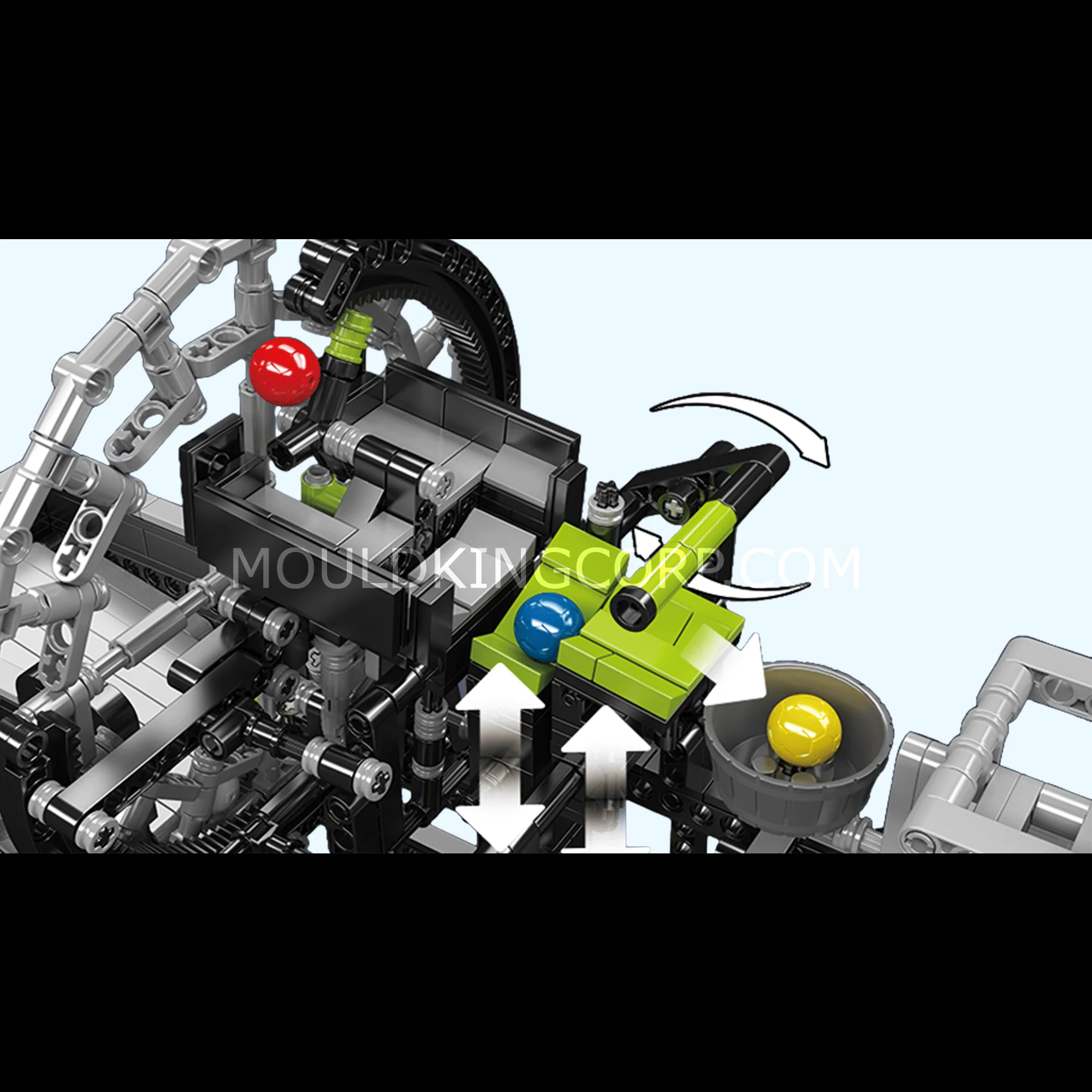 Mould King 26011 GBC Rimo Buckets Building Set | 2,026 PCS - Image 3