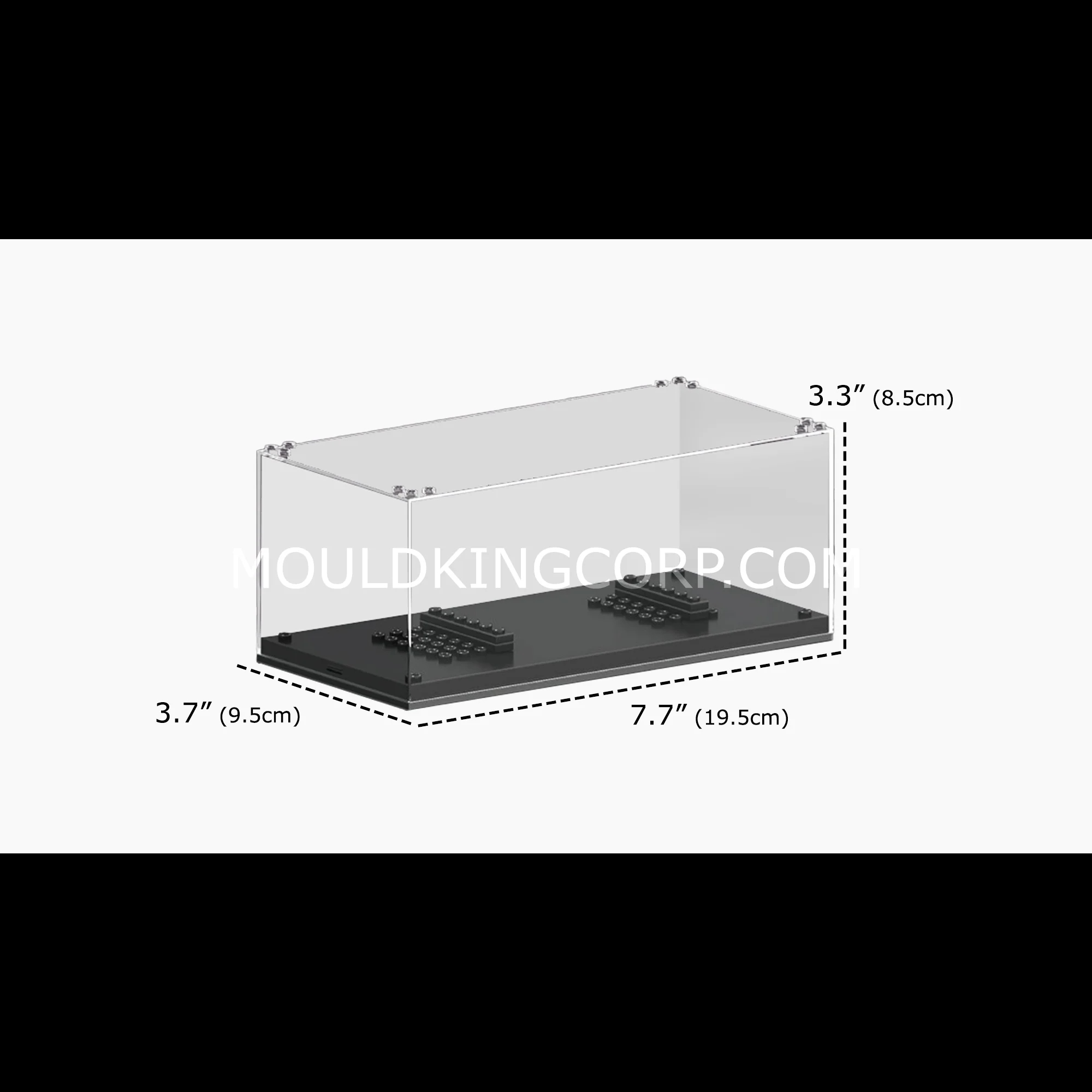 MOULD KING 27000 Mini Car Display Case with LED Light - Image 6