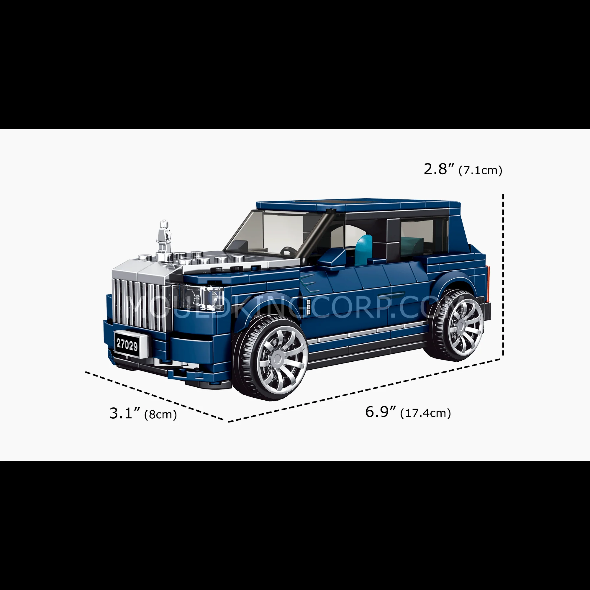 Mould King 27029 RR. Kulliman Car Model Building Kit | 374 PCS - Image 6
