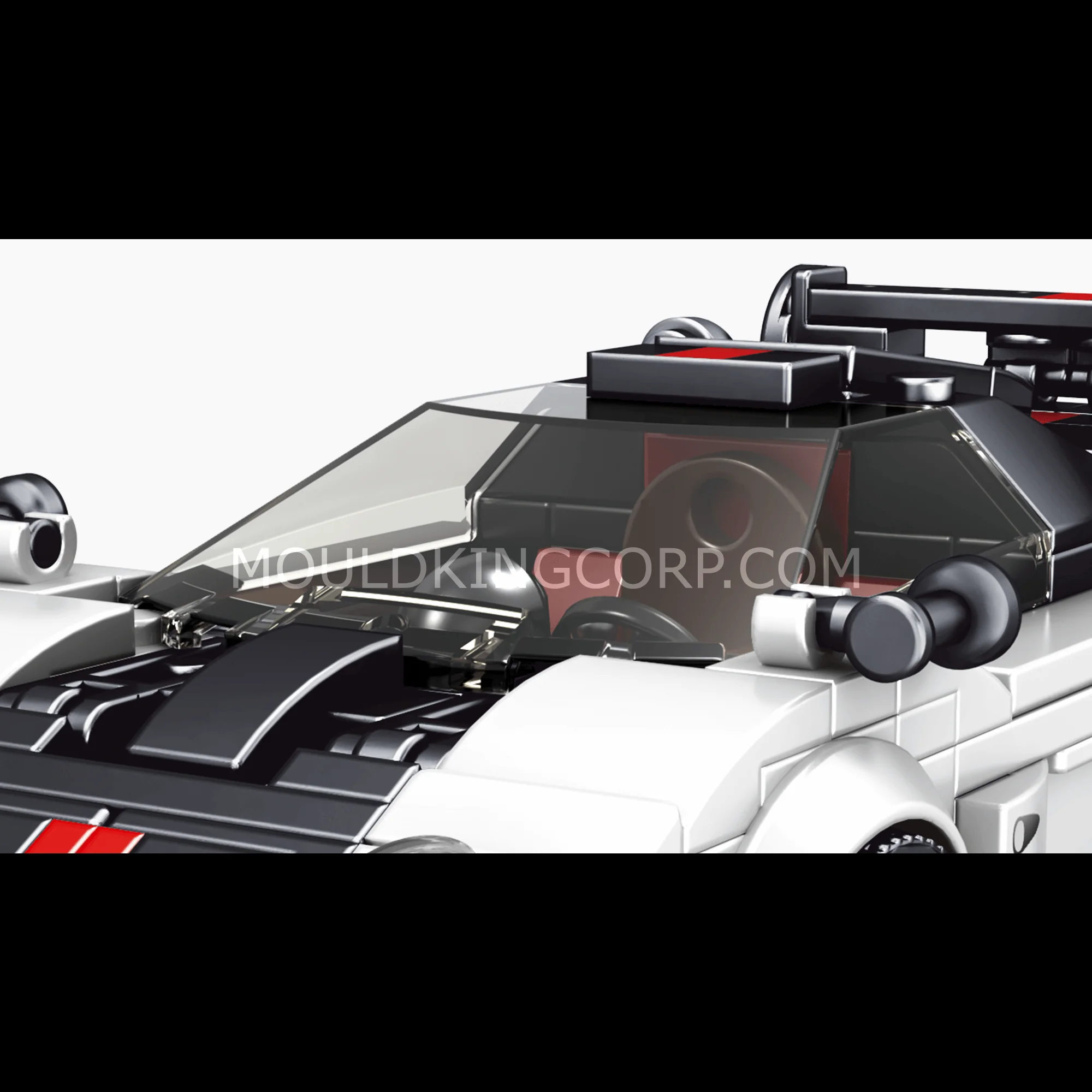 Mould King 27030 Zoda Sports Car Model Building Kit | 374 PCS - Image 4