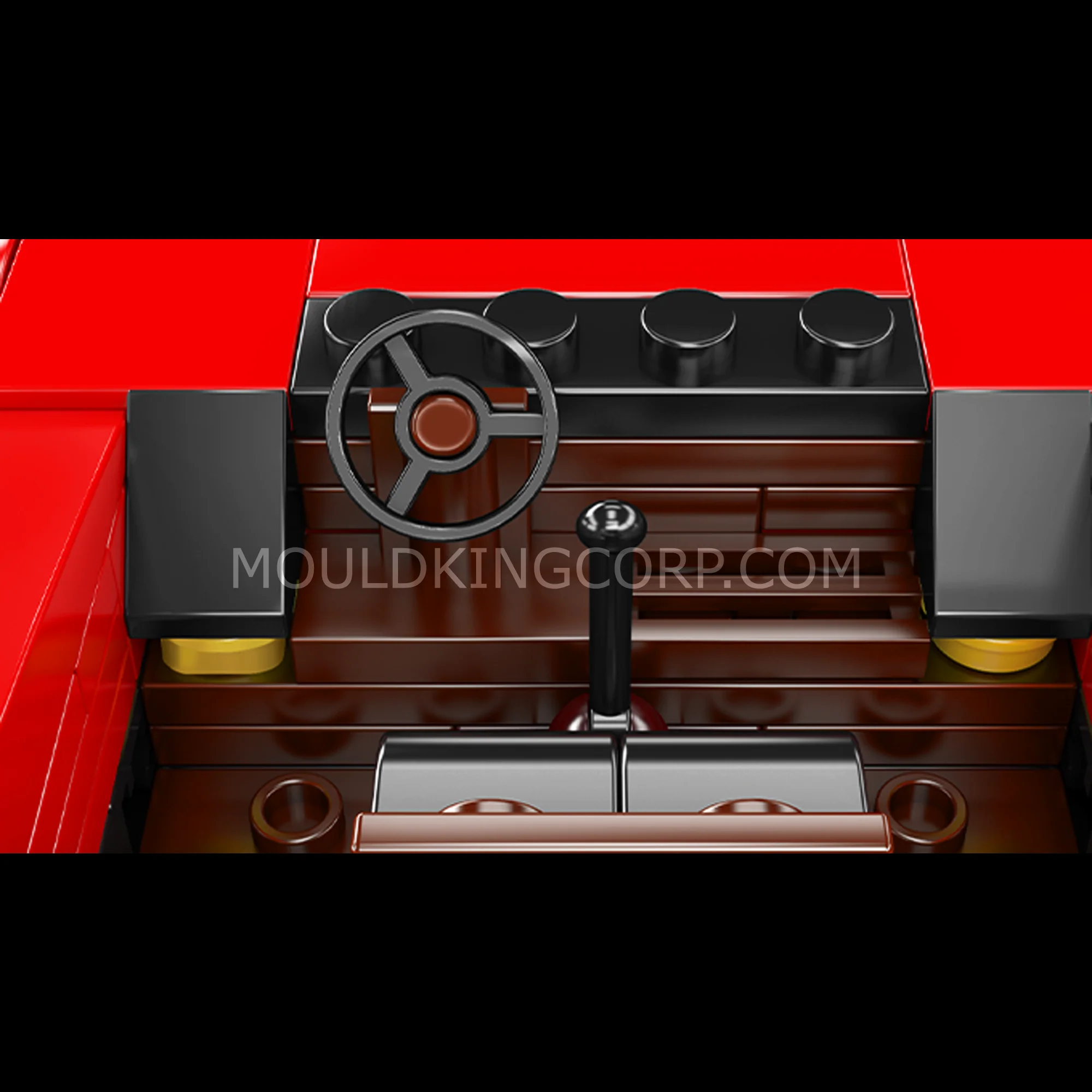 MOULD KING 27038 Rosso Corsa F40 Car Model Building Set | 338 PCS - Image 2