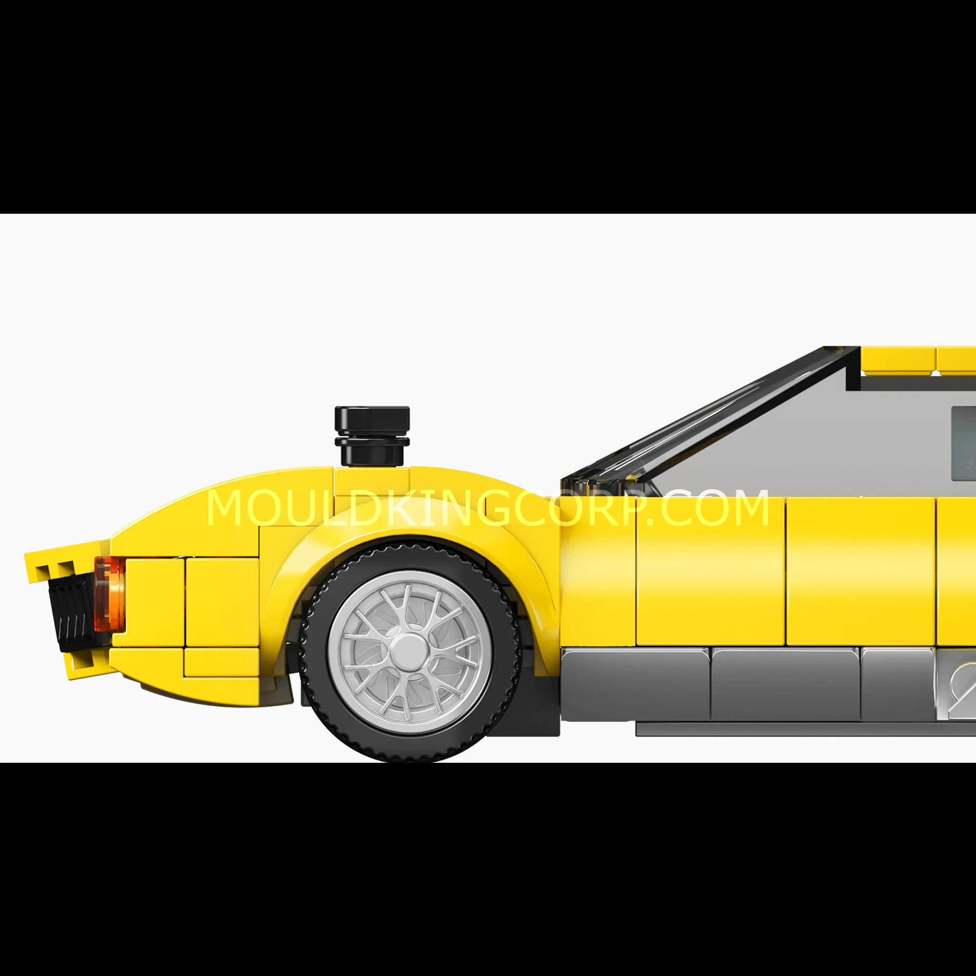 MOULD KING 27039 Italian Bull Miura Car Model Building Set | 321 PCS - Image 3