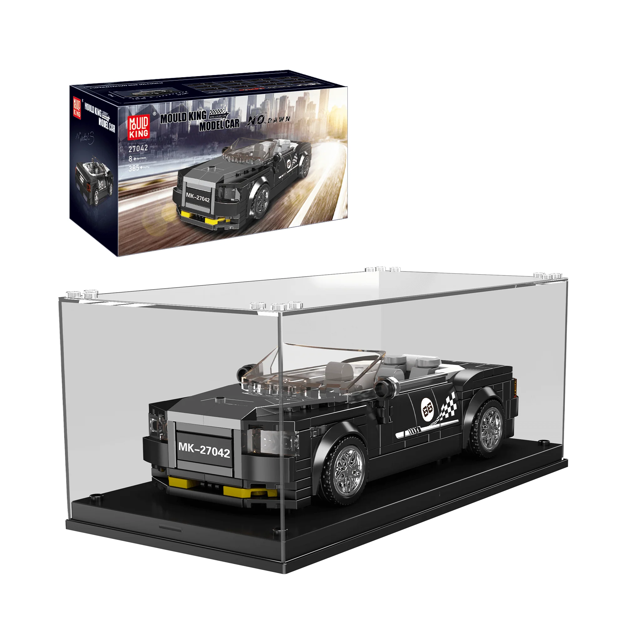 MOULD KING 27042 R.R. DAWN Car Model Building Set | 385 PCS