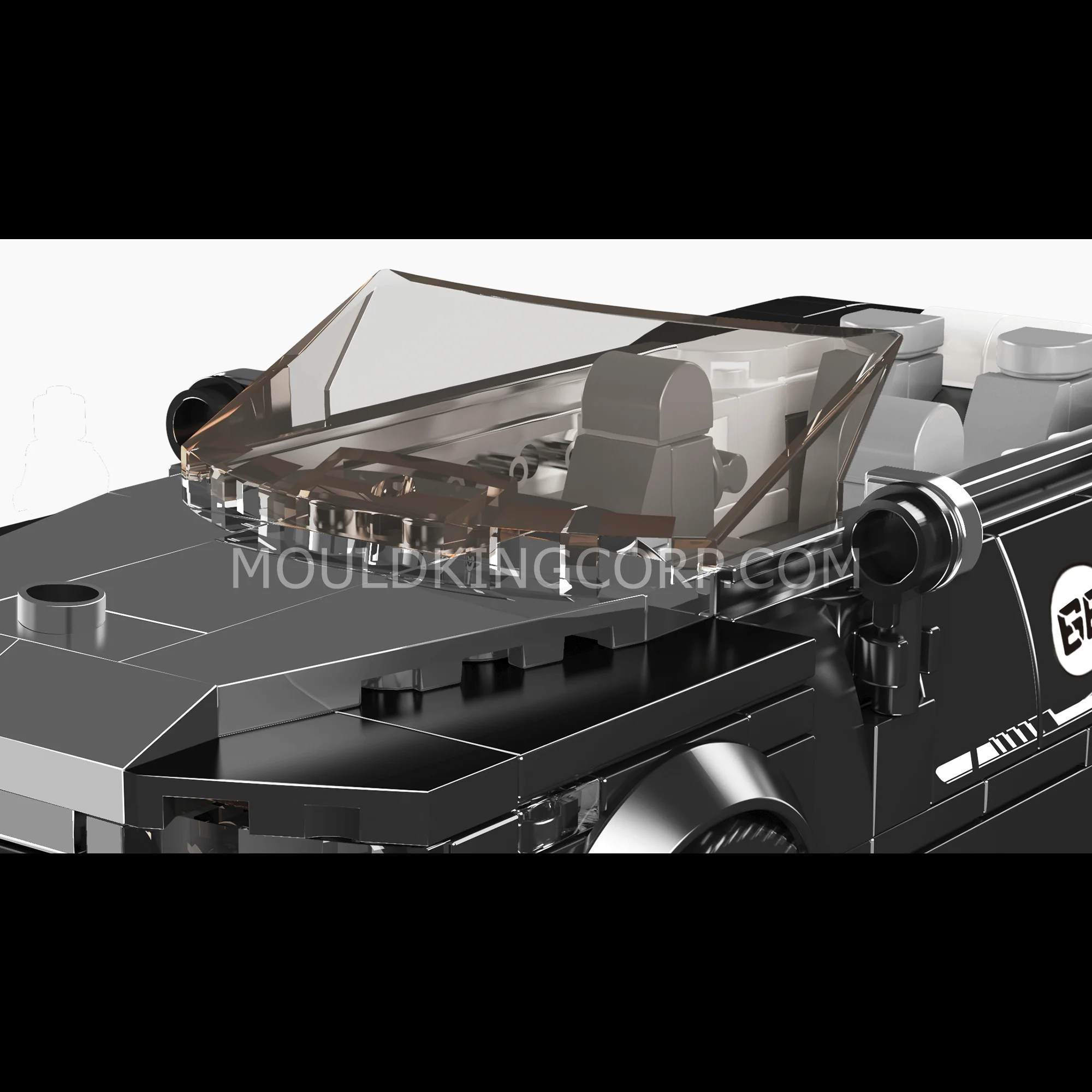 MOULD KING 27042 R.R. DAWN Car Model Building Set | 385 PCS - Image 4