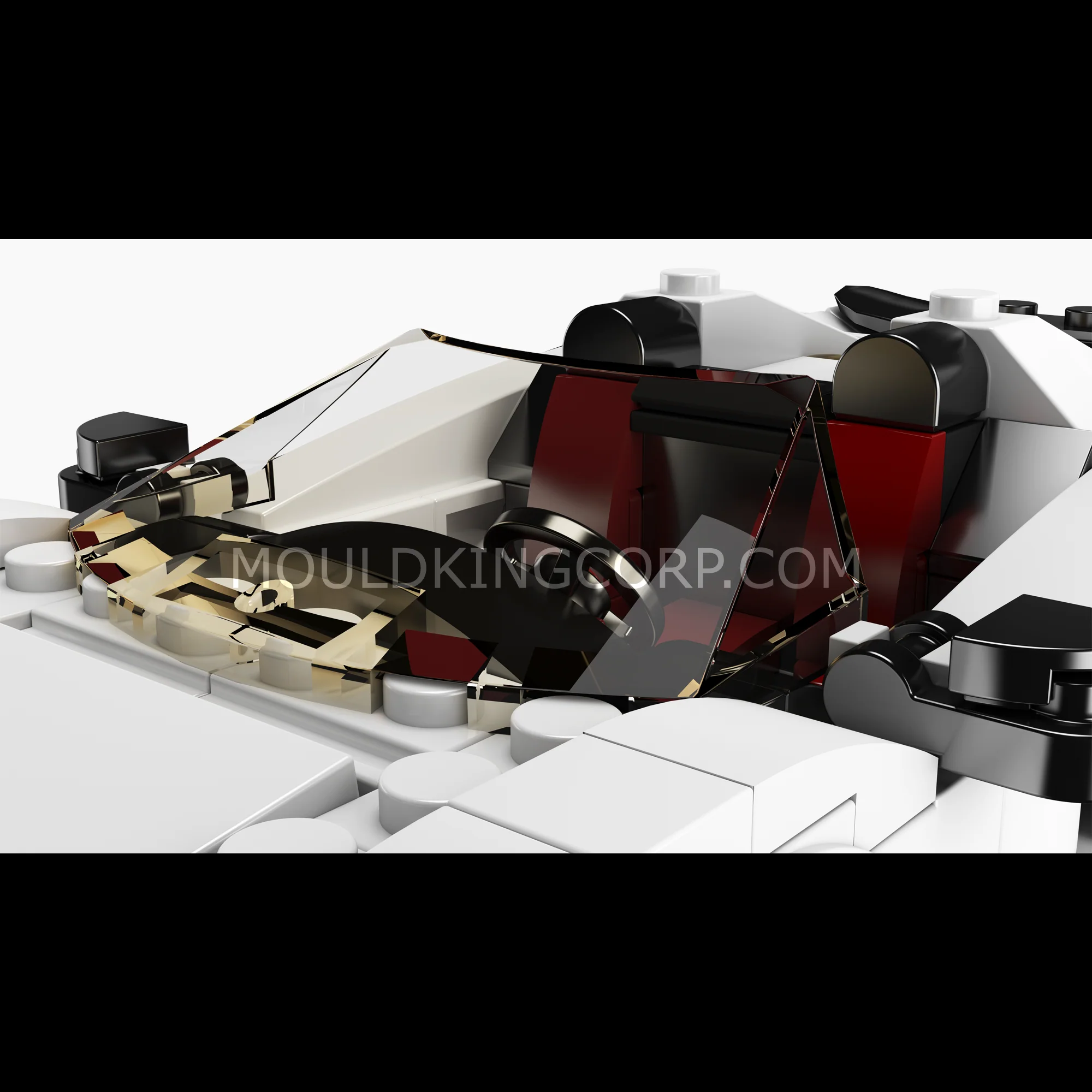 MOULD KING 27043 650S Spider Super Car Model Building Set | 352 PCS - Image 4