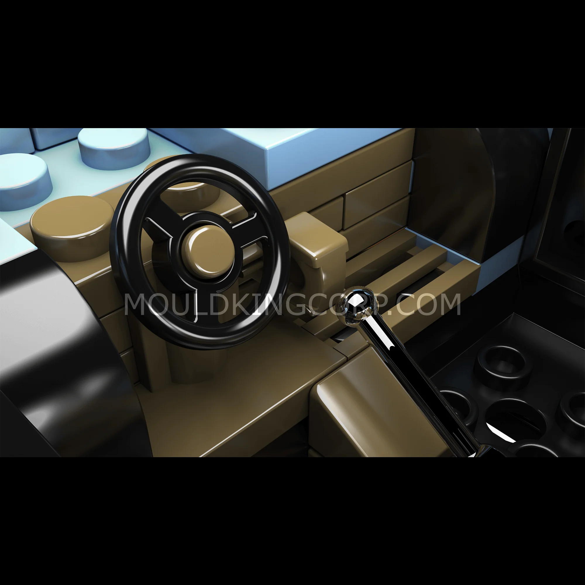 Mould King 27047 VW Beetle GT Car Model Building Set | 298 Pcs - Image 2