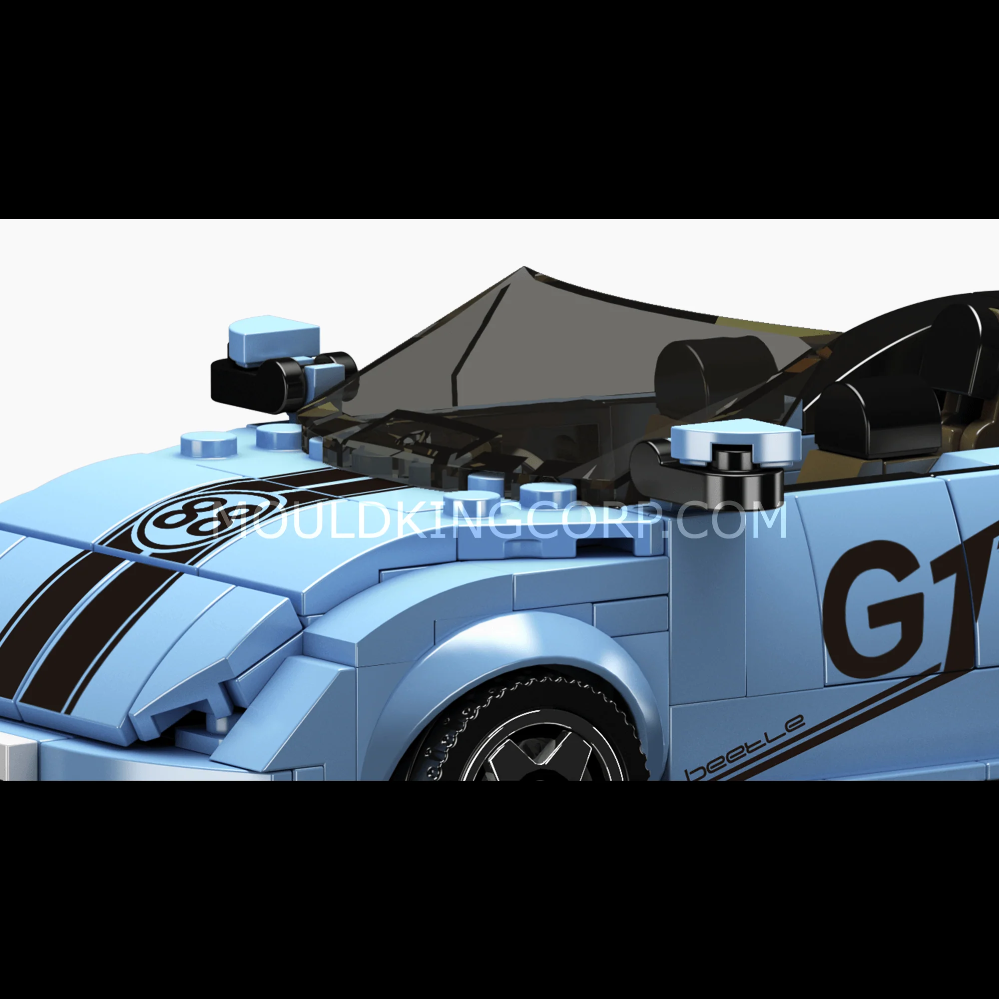 Mould King 27047 VW Beetle GT Car Model Building Set | 298 Pcs - Image 4