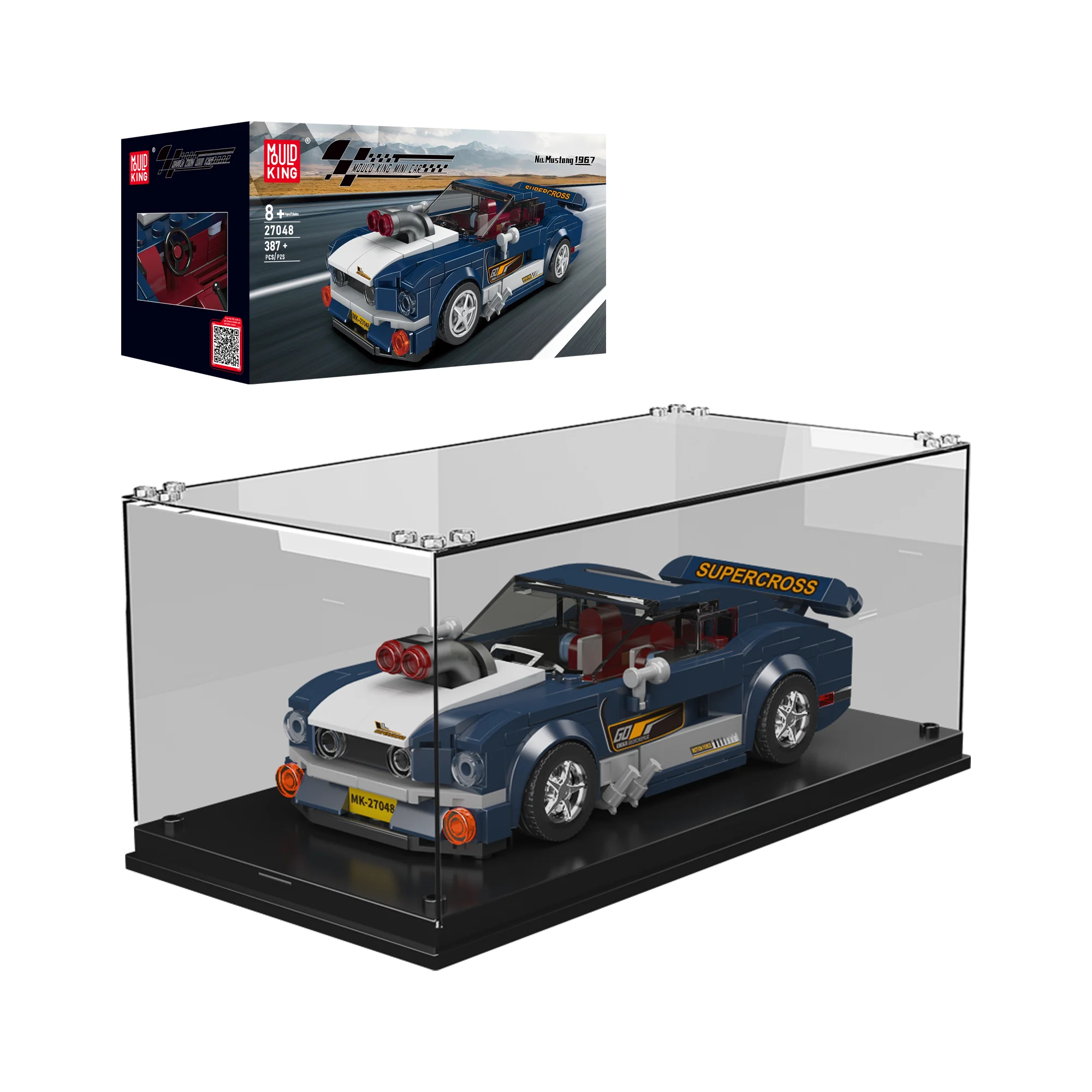 Mould King 27048 Mustang 1967 Car Model Building Set | 376 Pcs