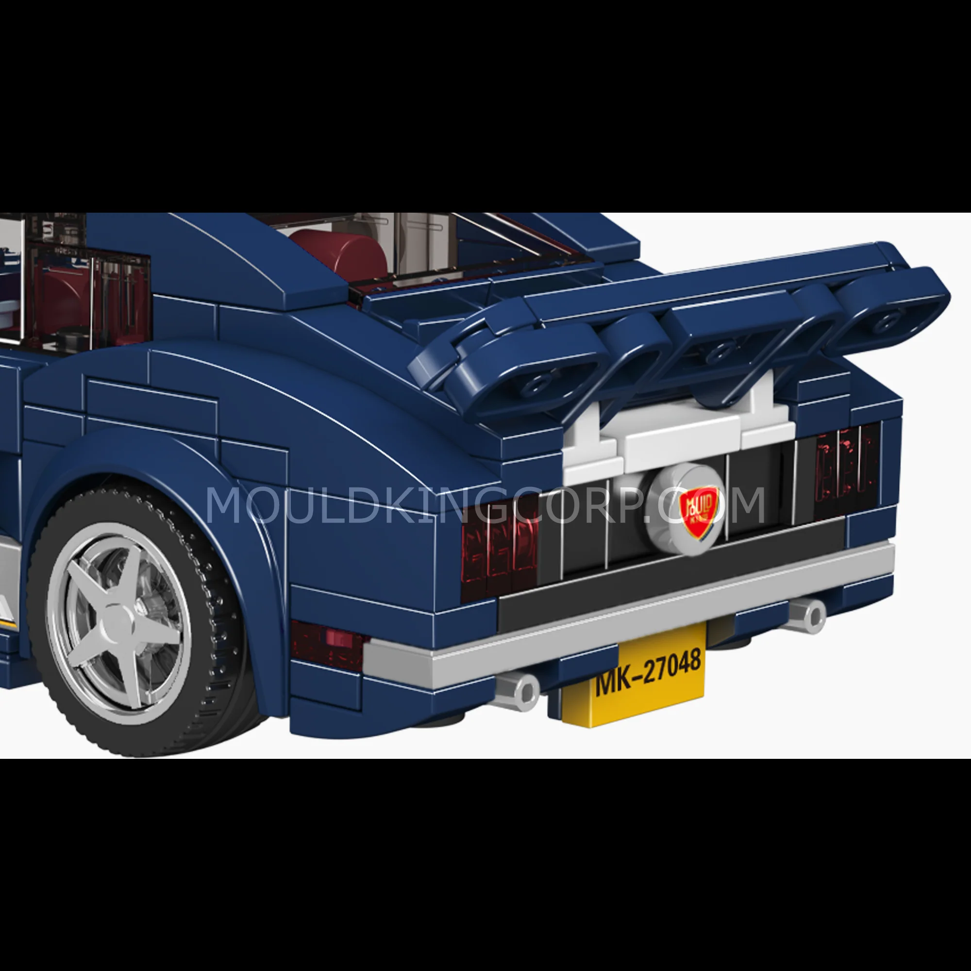 Mould King 27048 Mustang 1967 Car Model Building Set | 376 Pcs - Image 5