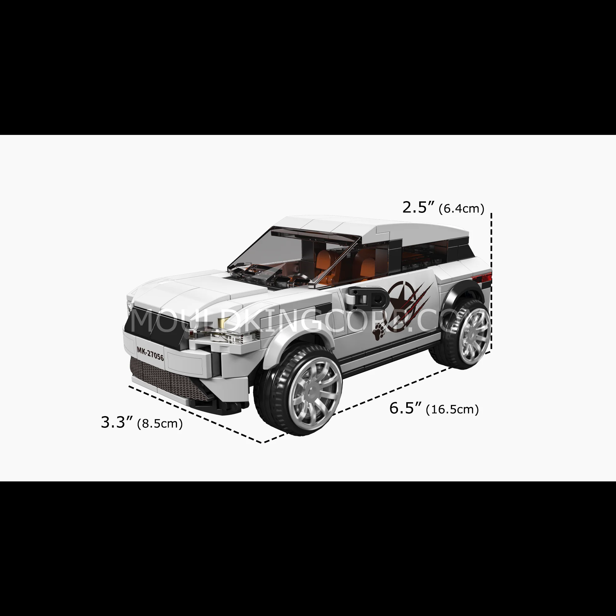 Mould King 27056 Evoque SUV Car Building Set | 402 Pcs - Image 6