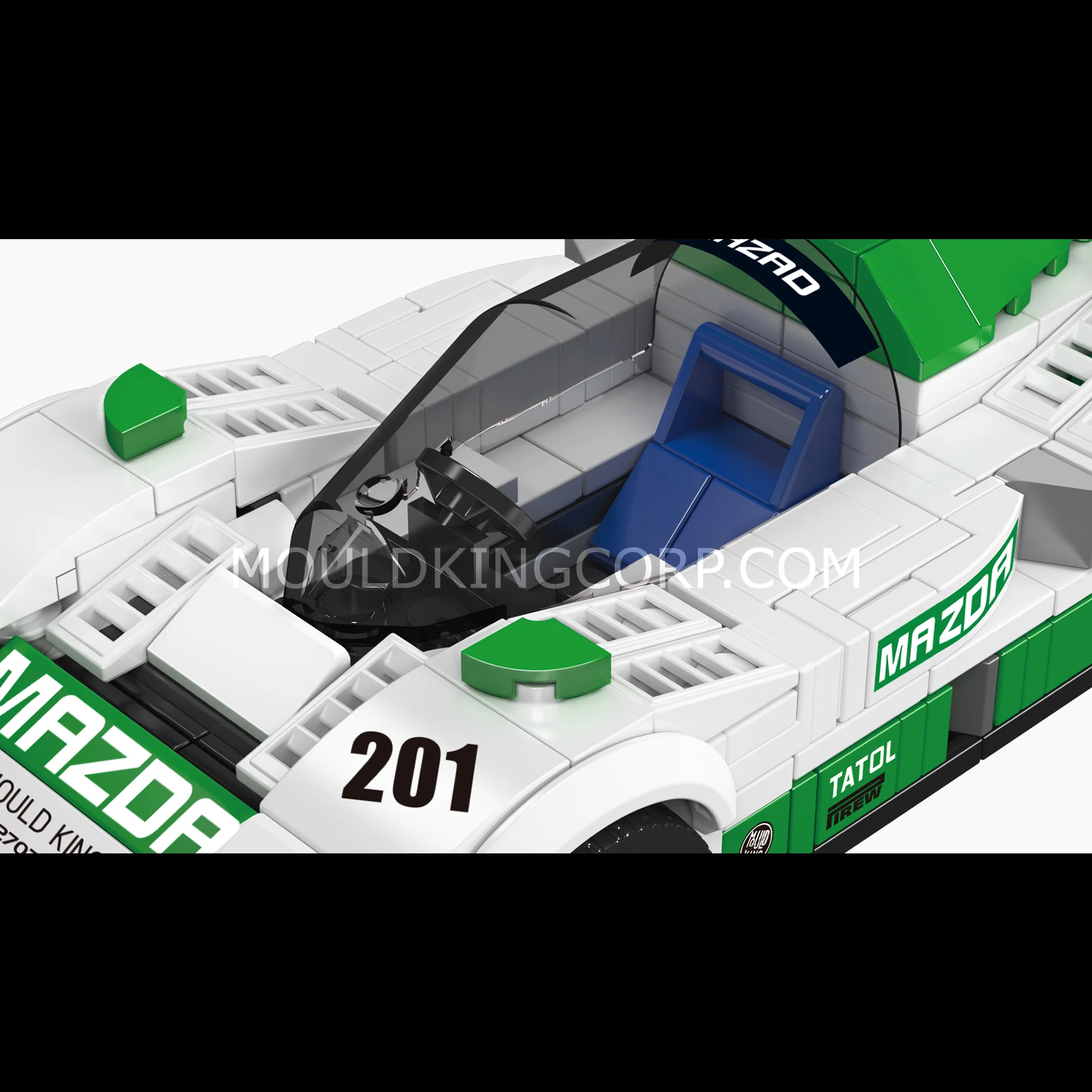 Mould King 27073 Race Car 787B Model Building Set | 325 Pcs - Image 4