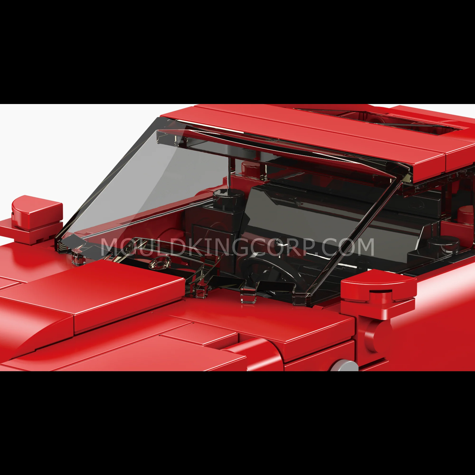 Mould King 27084 Martin V8 Vintage Car Model Building Set | 365 Pcs - Image 3