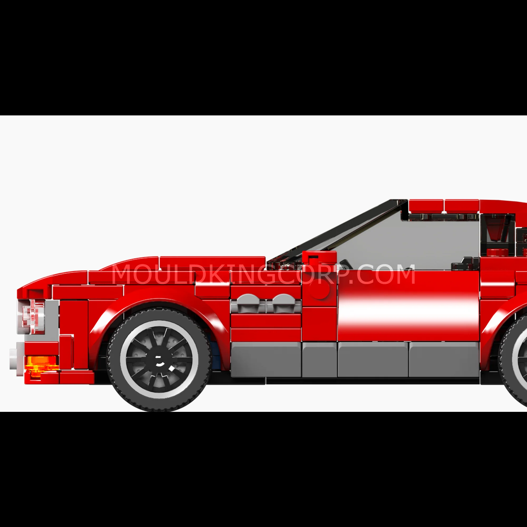 Mould King 27084 Martin V8 Vintage Car Model Building Set | 365 Pcs - Image 4