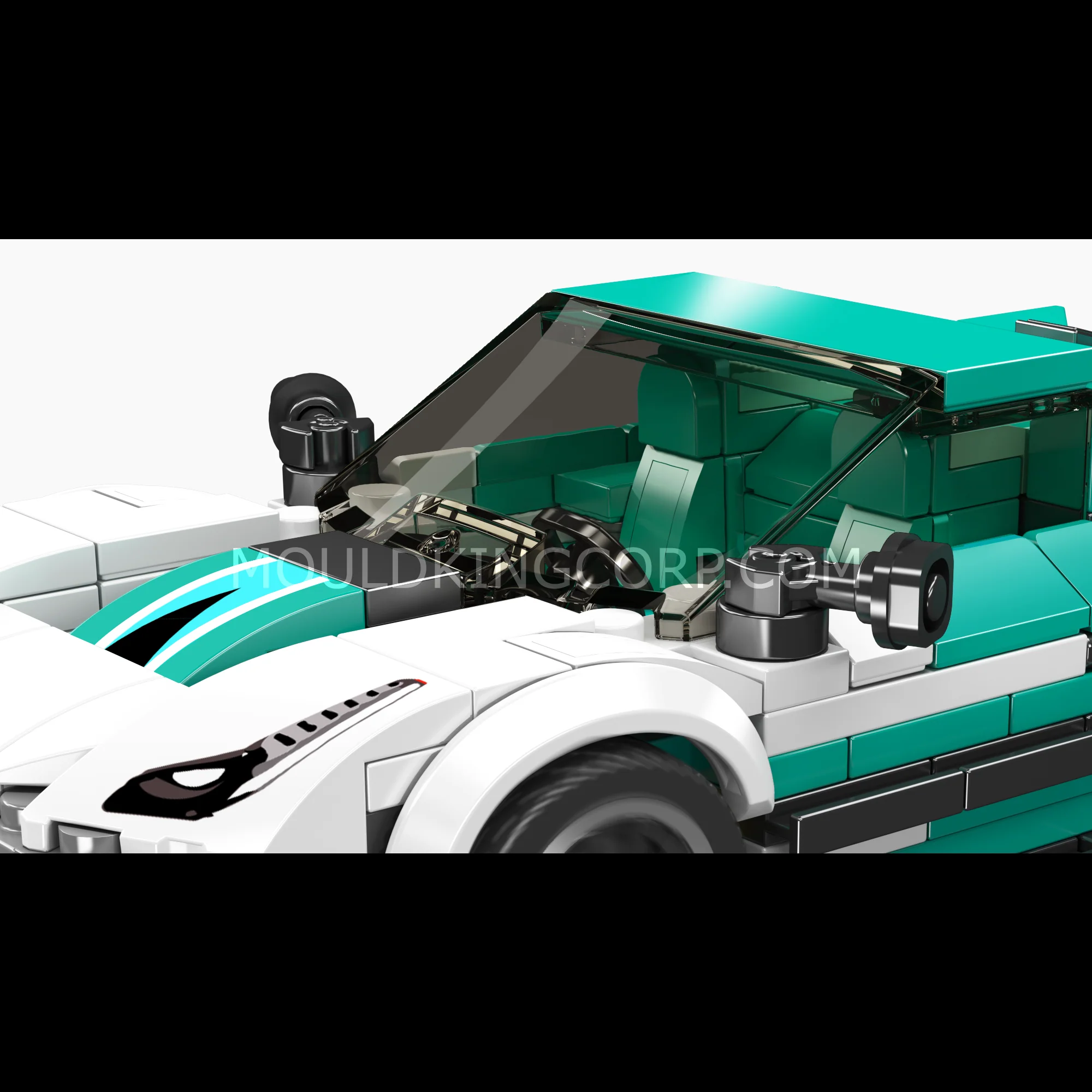 Mould King 27085 F8XX Supercar Model Building Set | 412 Pcs - Image 3