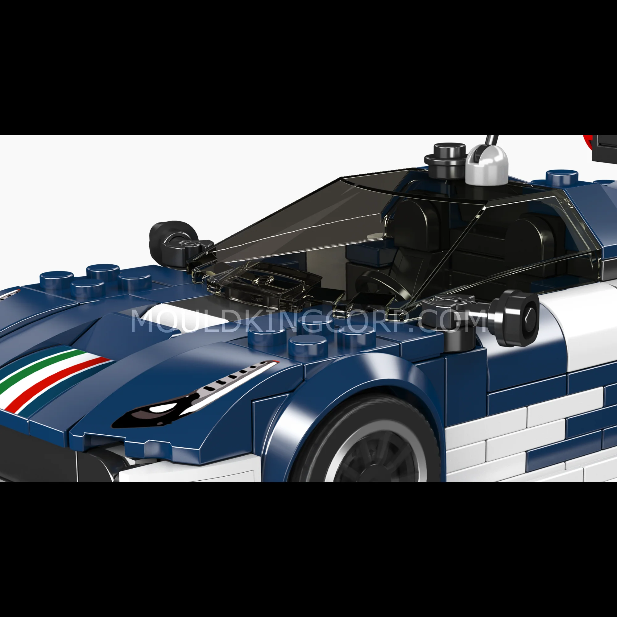 Mould King 27086  F488 GT3 Supercar Model Building Set | 410 Pcs - Image 3