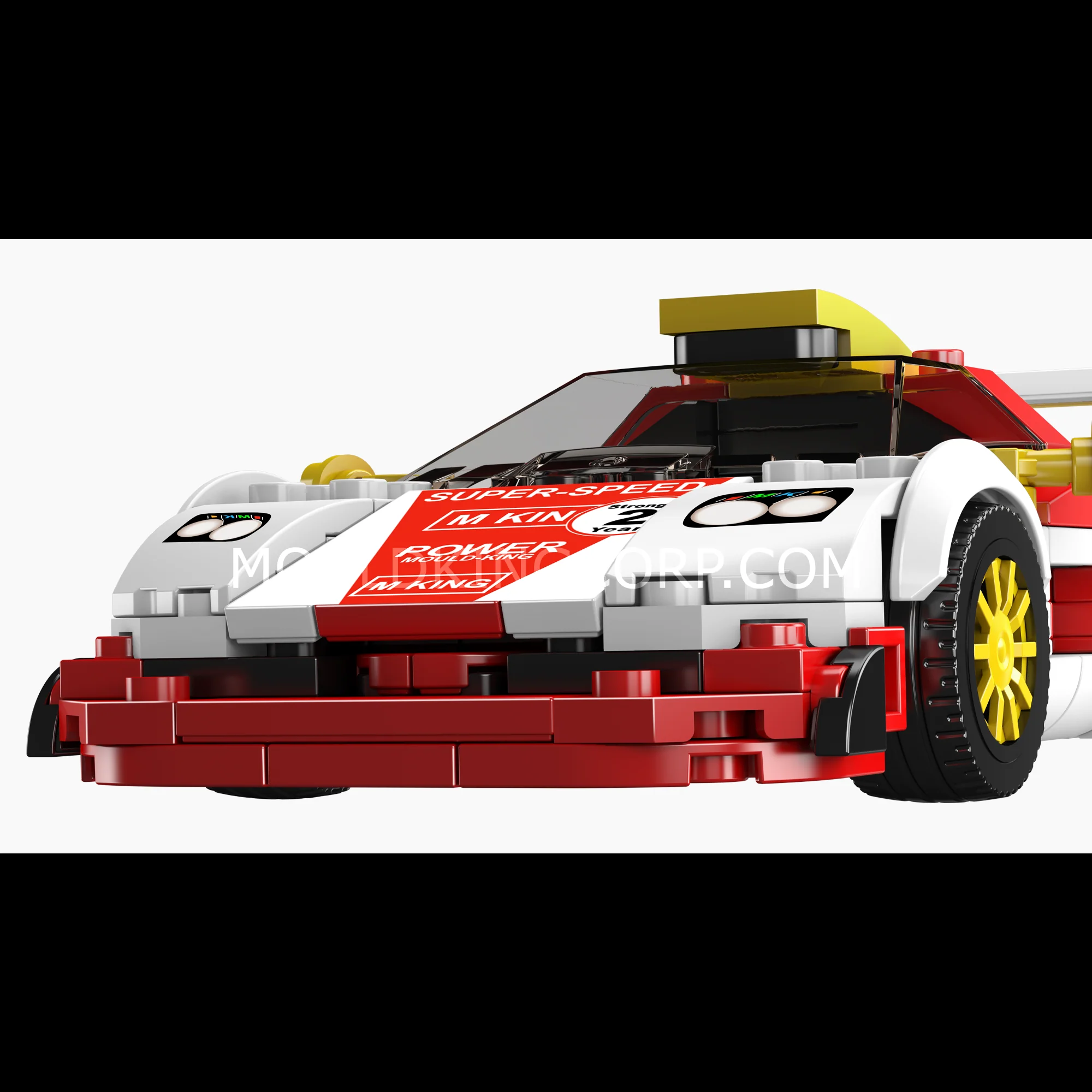 Mould King 27089 GTR Longtail Racing Car Building Set | 385 Pcs - Image 3