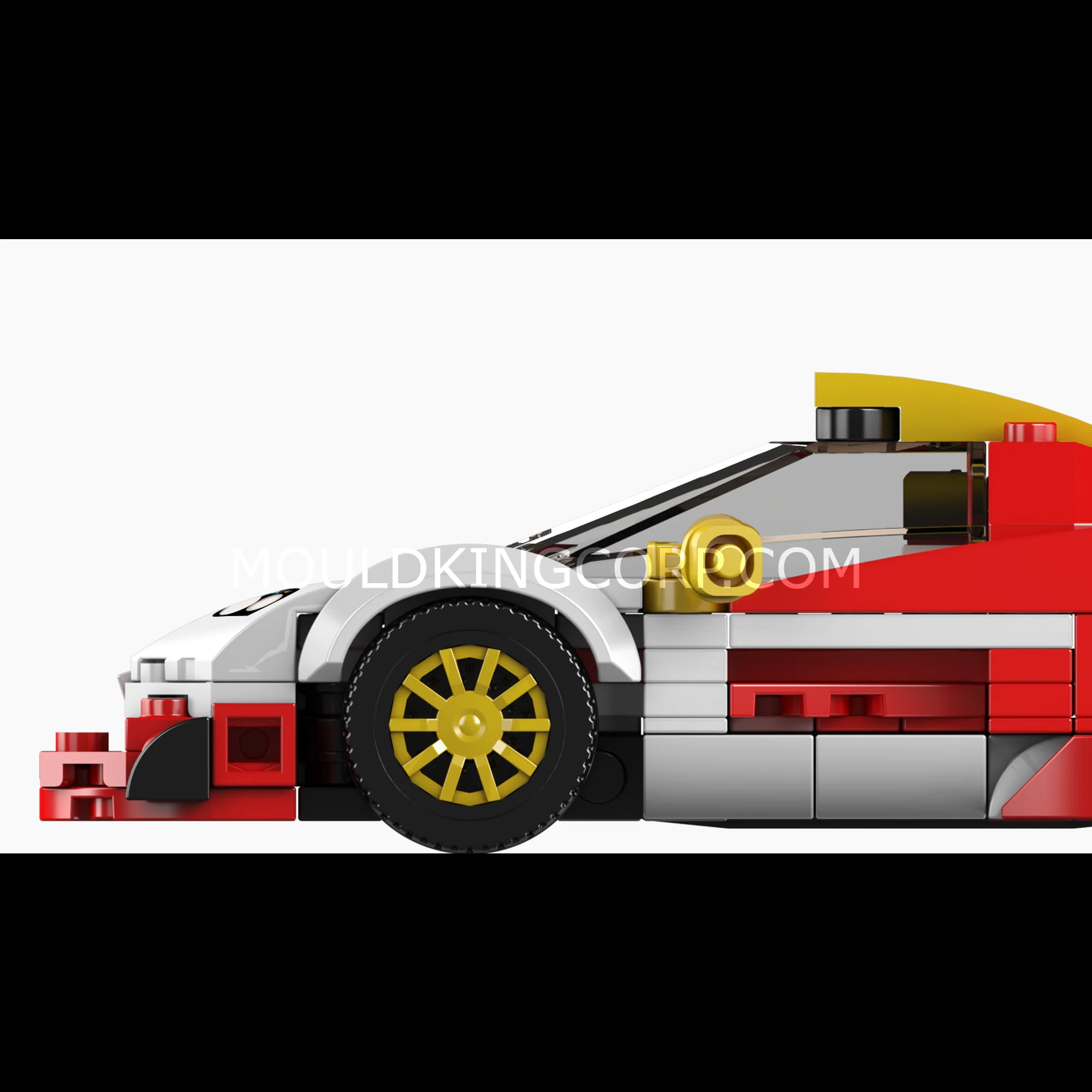 Mould King 27089 GTR Longtail Racing Car Building Set | 385 Pcs - Image 4