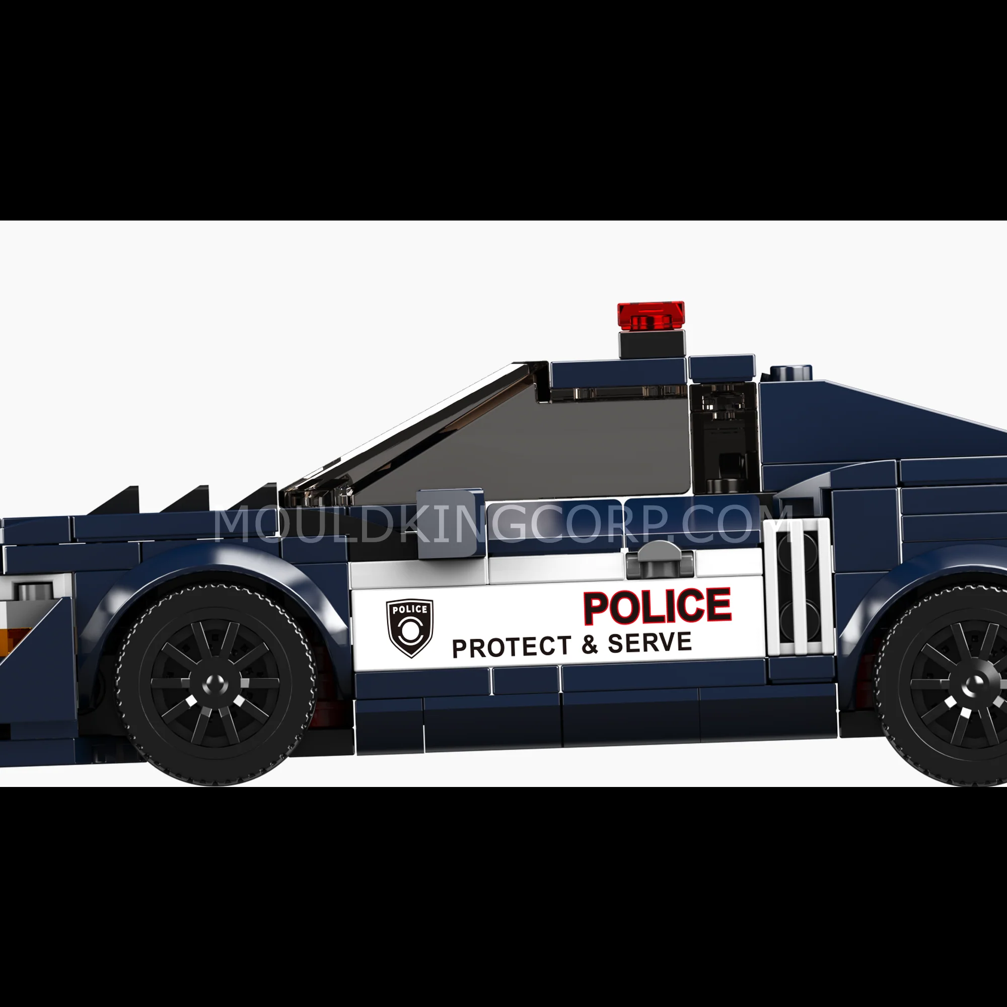 Mould King 27090 Shelby GT500 Police Car Building Set | 489 Pcs - Image 4