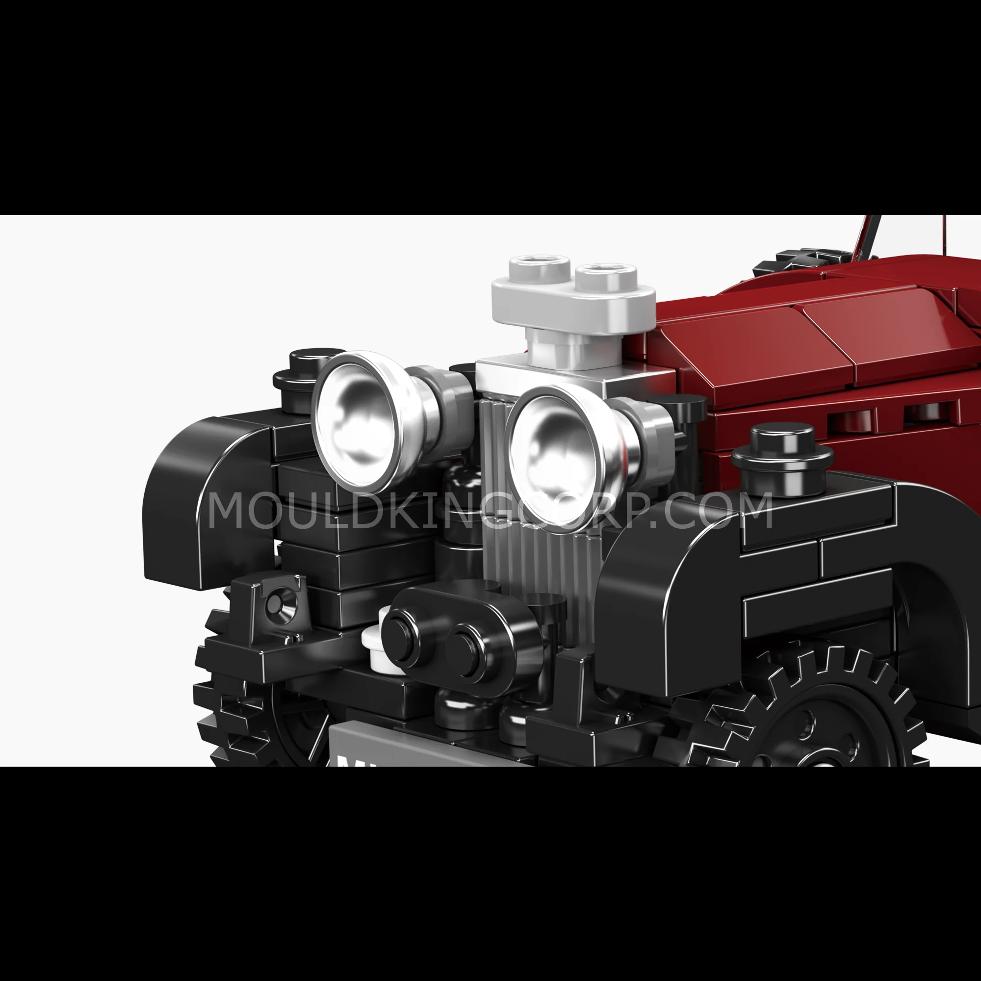 Mould King 27101 Vintage Super Luxury Car Building Set | 319 Pcs - Image 3