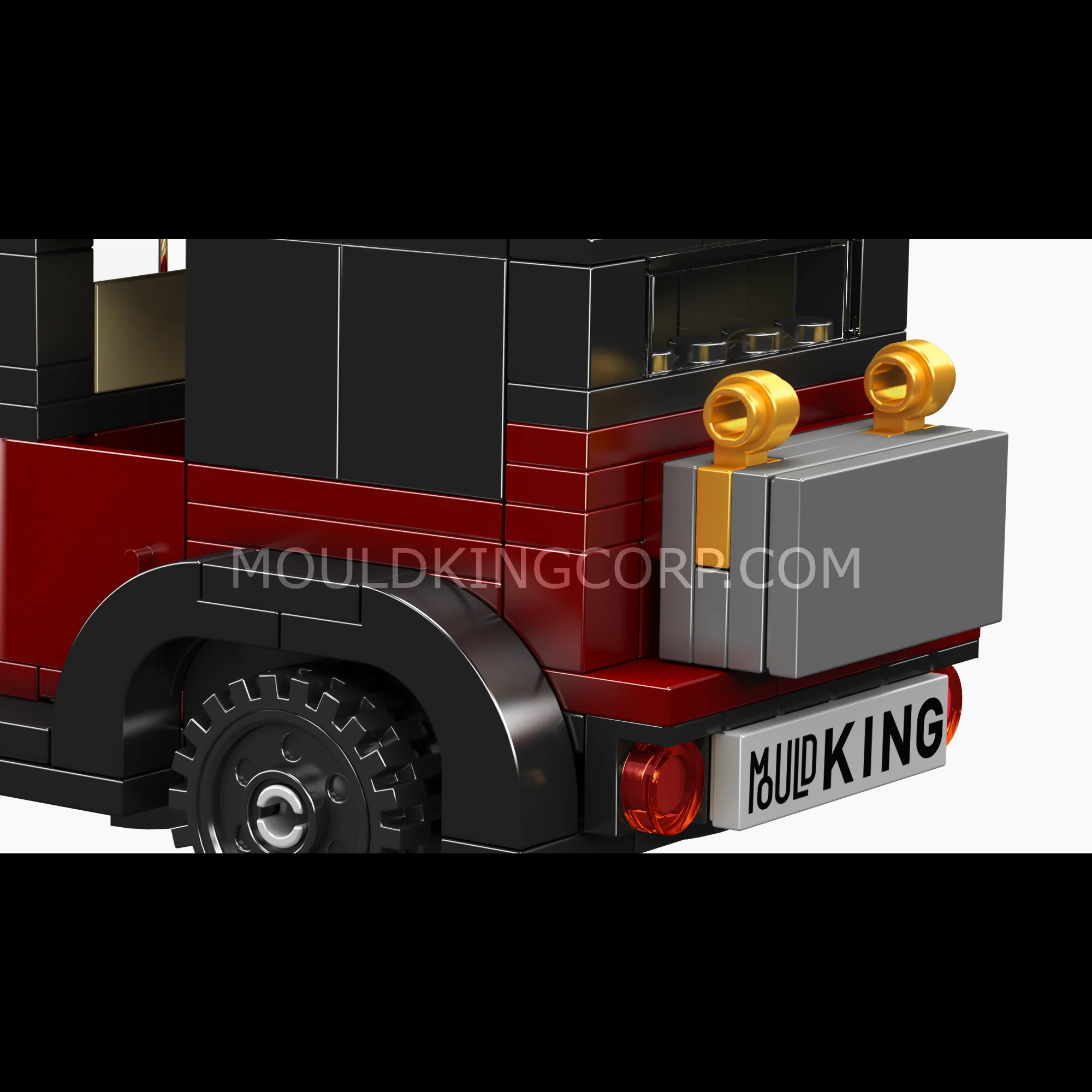 Mould King 27101 Vintage Super Luxury Car Building Set | 319 Pcs - Image 5