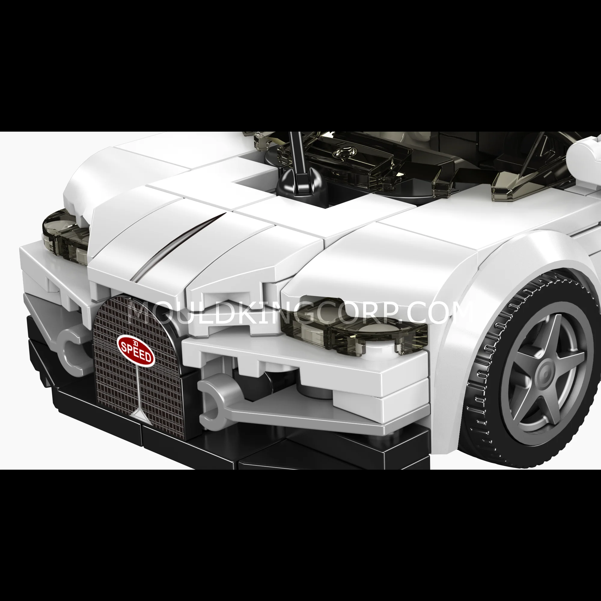 Mould King 27102 Tourbillon Hybrid Sports Car Building Set | 351 Pcs - Image 3