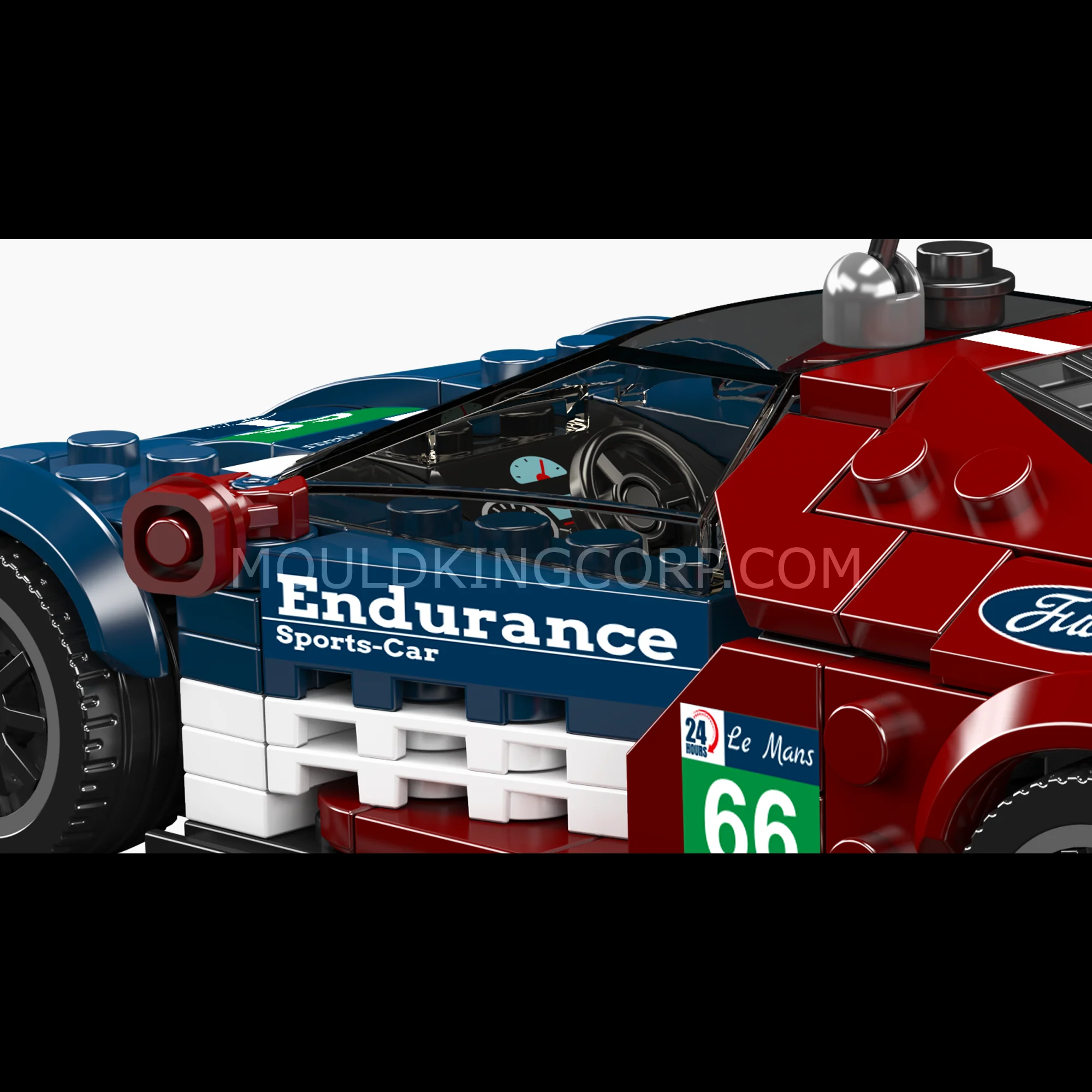 Mould King 27103 LeMans Endurance Racing Car Building Set | 347 Pcs - Image 2